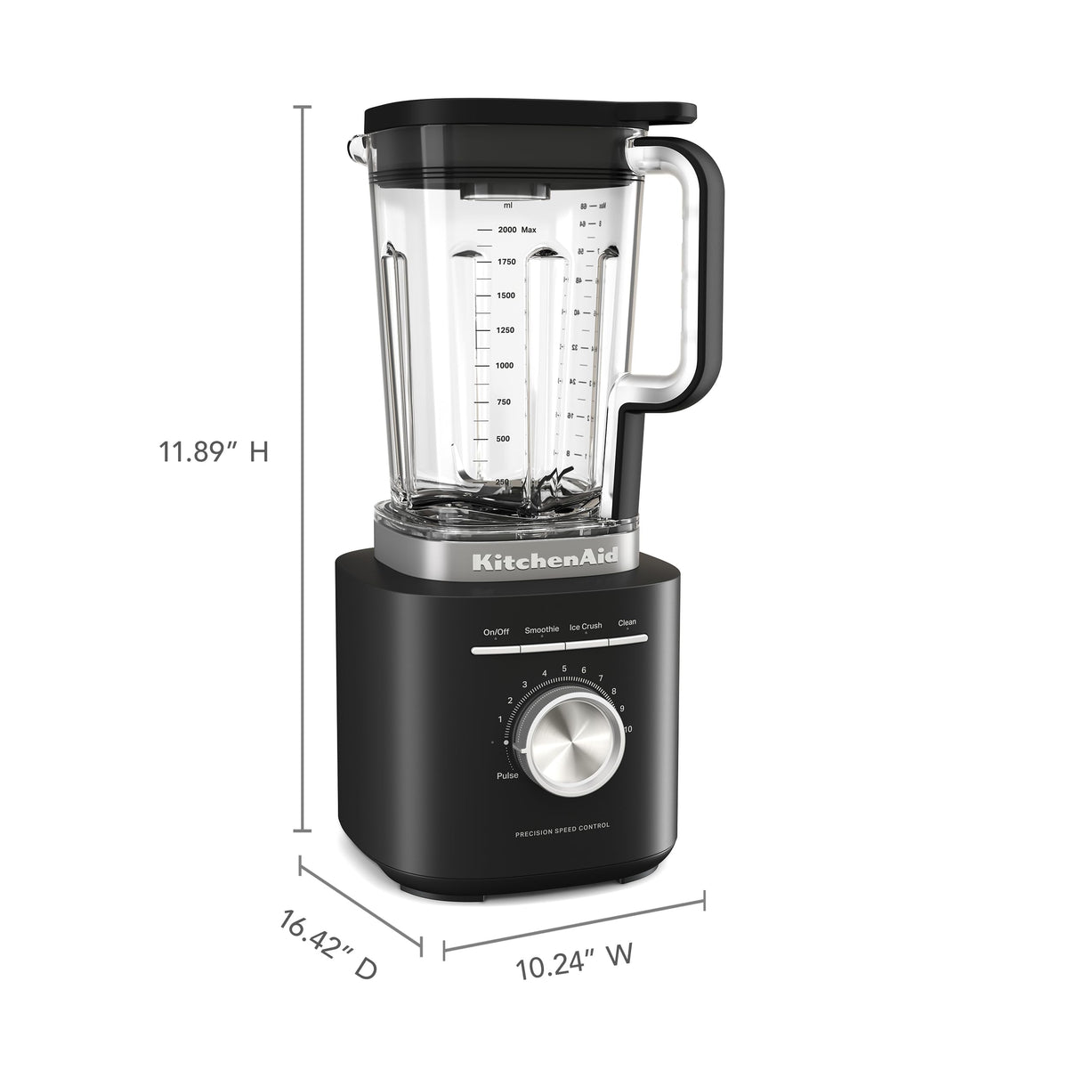 KitchenAid® Pure Power Blender KSB2072BM - Black Matte 🍁 All In One Marketplace Canada