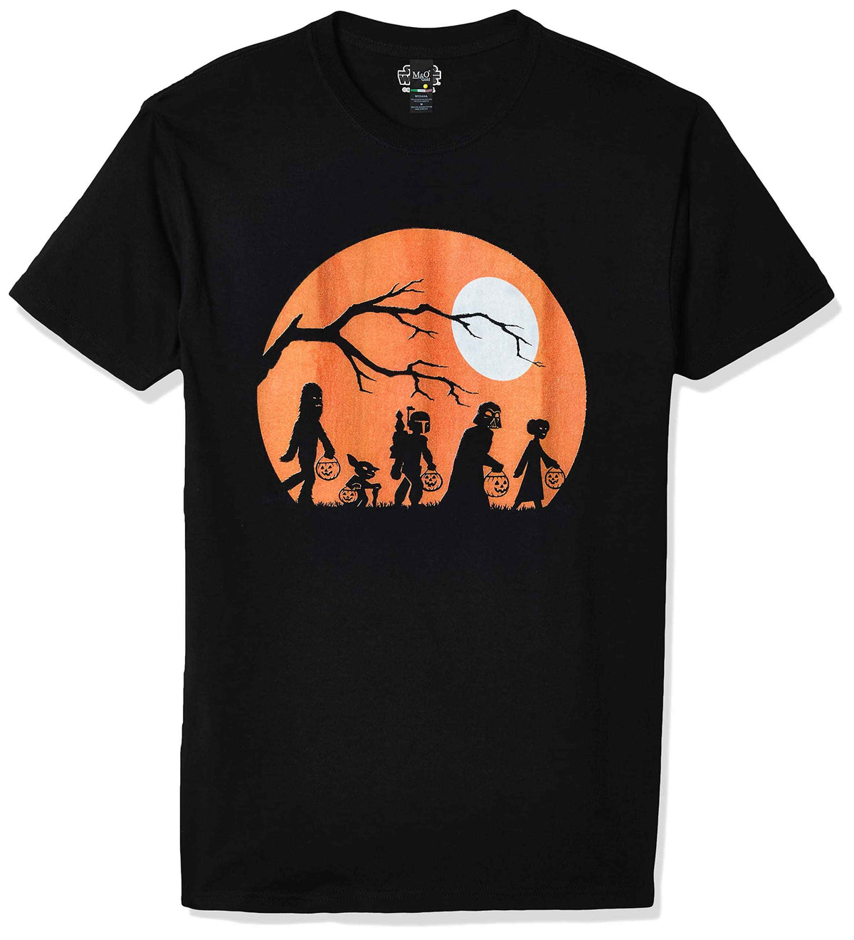 Star Wars Licensed Halloween The Haunt Men's Tee, Black, Large