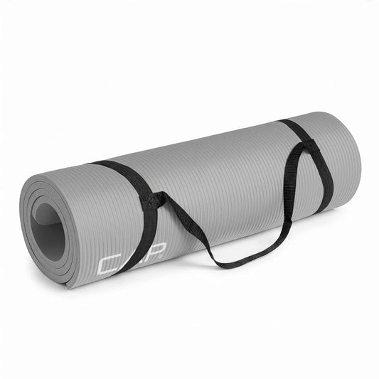 CAP Barbell High Density Exercise Mat with strap, 68"x24" 12mm - Gray 🍁 All In One Marketplace Canada