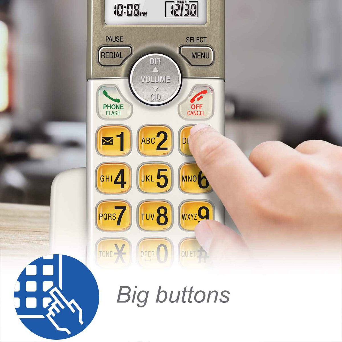 AT&T EL52203 2-Handsets Cordless Phone System with Answering System, Caller ID/Call Waiting - DECT 6.0 - Upto 14 Minutes Recording Time 🍁 All In One Marketplace Canada