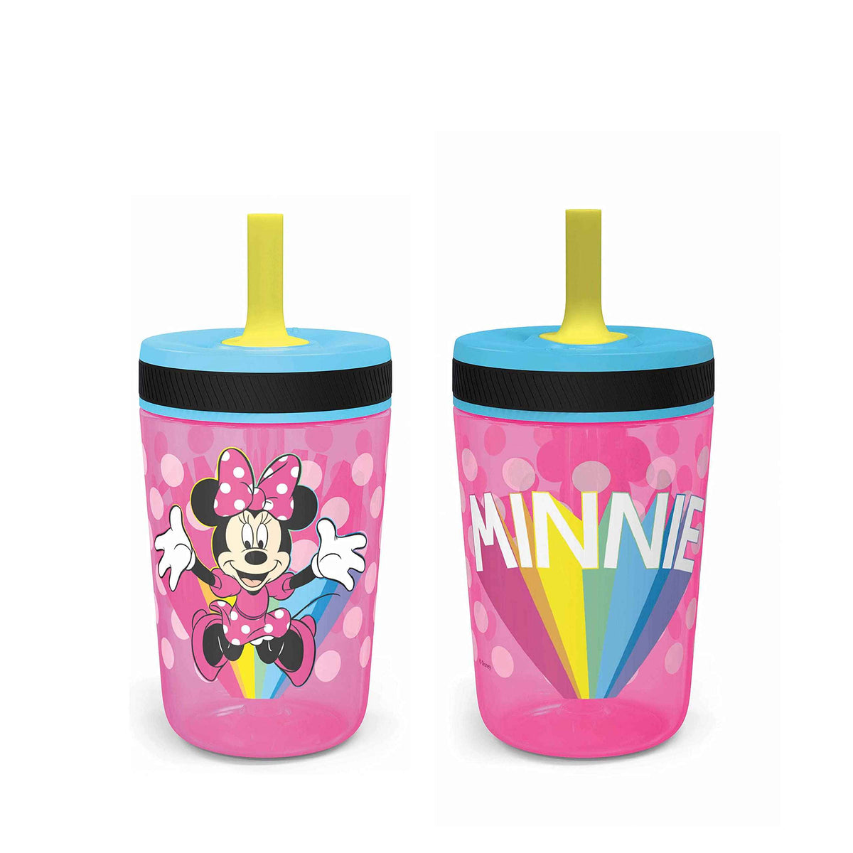 Zak Designs Disney Minnie Kelso 15oz Leak-Proof Toddler Straw Cups, 2-Pack 🍁 All In One Marketplace Canada