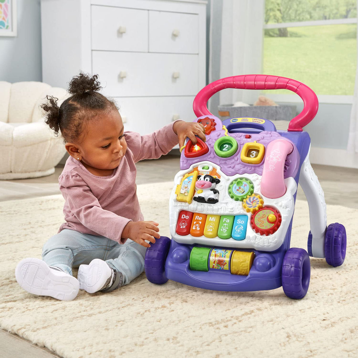 VTech Sit-to-Stand Learning Walker (Frustration Free Packaging - English Version), Purple 🍁 All In One Marketplace Canada