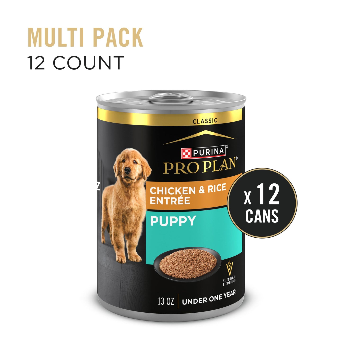 Purina Pro Plan Wet Puppy Food, Chicken & Rice Entrée Classic - 368 g Can (12 Pack) 🍁 All In One Marketplace Canada