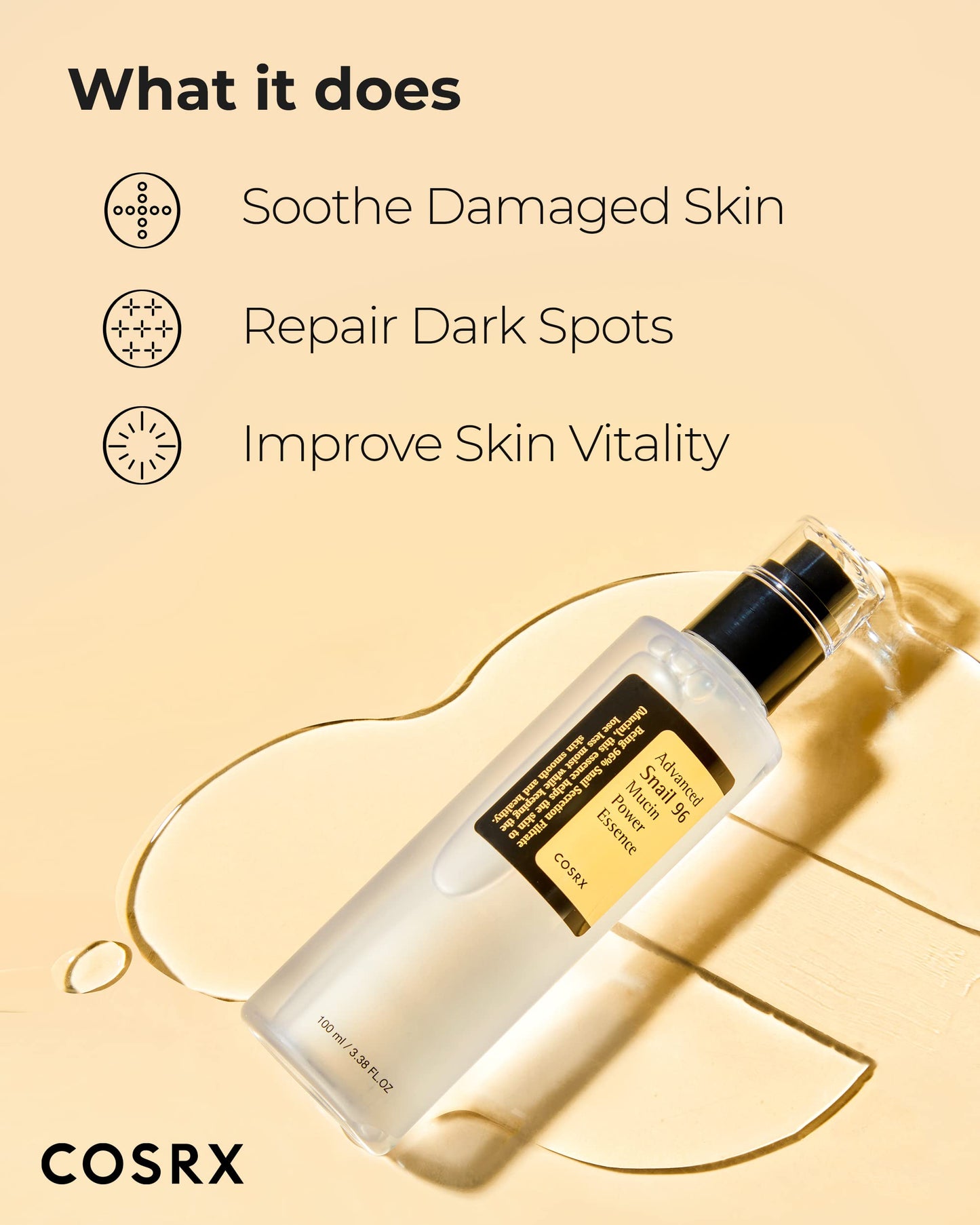 Cosrx Advanced Snail 96 Mucin Power Essence 100ml 🍁 All In One Marketplace Canada