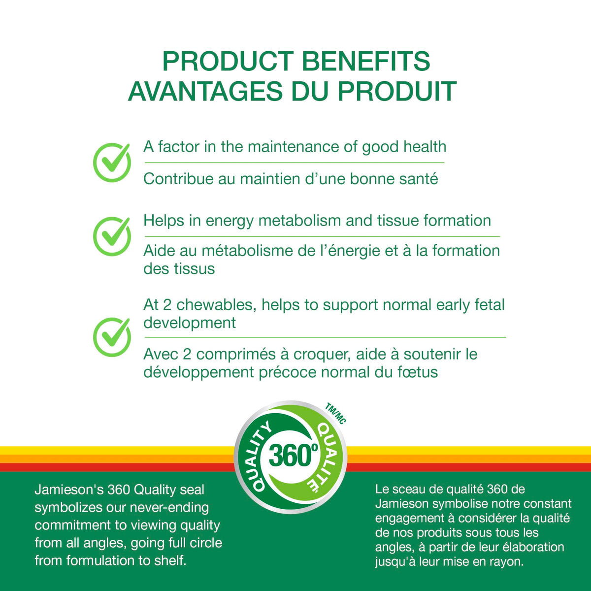 Jamieson Vitamin B Complex, 90 Chewable Tablets, Natural Berry Flavour. Naturally Energizing, Supports Metabolism, Provides Folate. Vegetarian, No Artificial Flavours, Colours or Preservatives 🍁 All In One Marketplace Canada