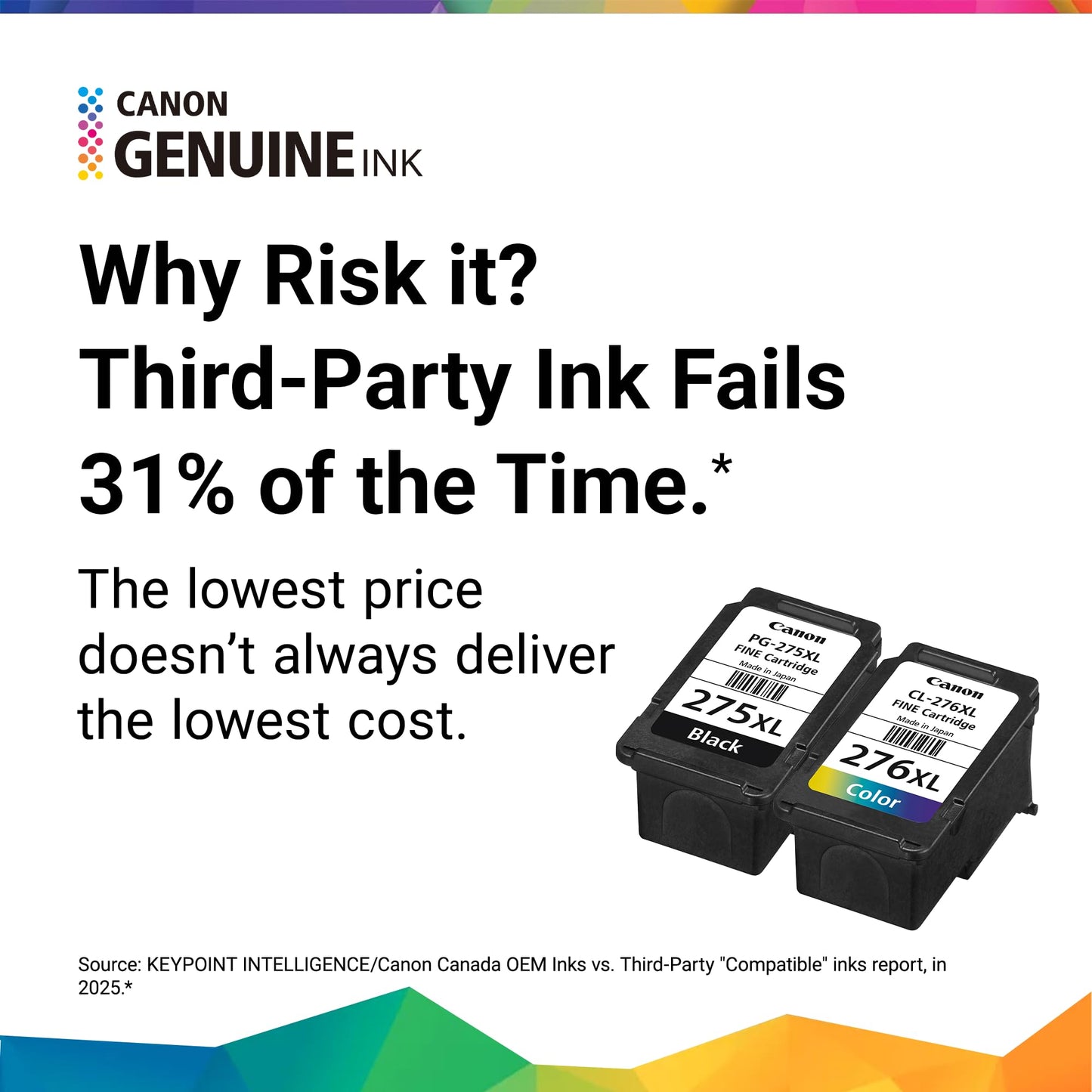 Canon Genuine Ink Cartridges GI-21 Series (Black, Cyan, Magenta & Yellow), Value Pack (4-Count) with PP-301 4" x 6" Photo Paper Plus Glossy II, Printer Ink for PIXMA G4280 / G3290 / G4270 Printers 🍁 All In One Marketplace Canada