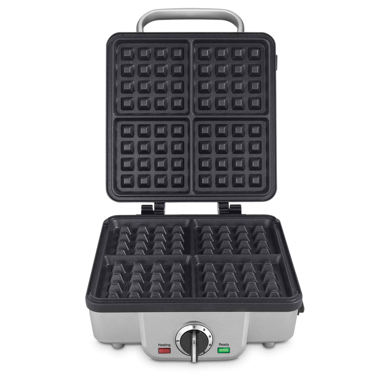 Cuisinart Belgian Waffle Maker with Pancake Plate, Non-Stick Removable Plates, Silver, WAF-350C 🍁 All In One Marketplace Canada
