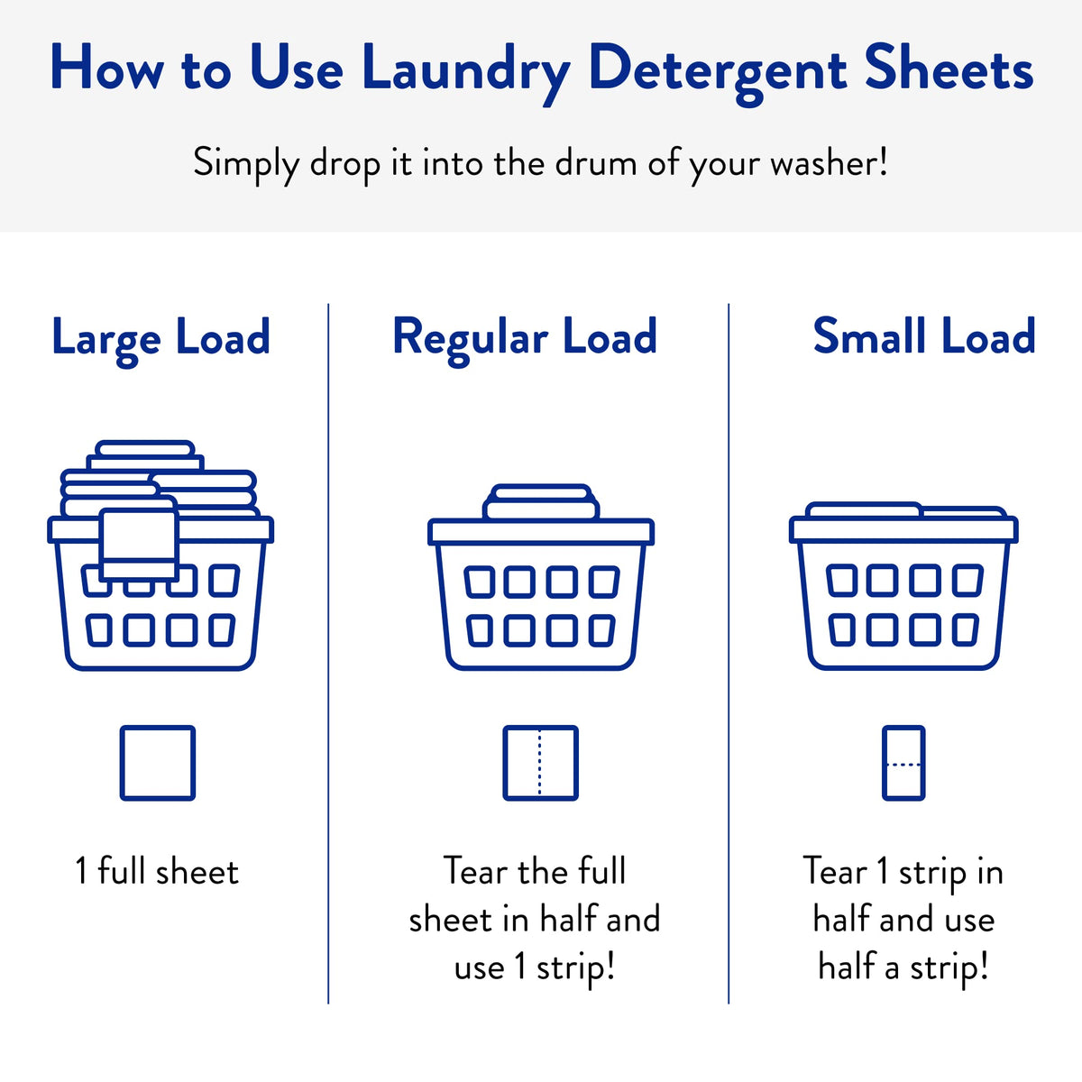 Clean People Laundry Detergent Sheets - Recyclable Packaging, Hypoallergenic, Stain Fighting - Ultra Concentrated, Laundry Soap - Fragrance Free, 96 Pack 🍁 All In One Marketplace Canada