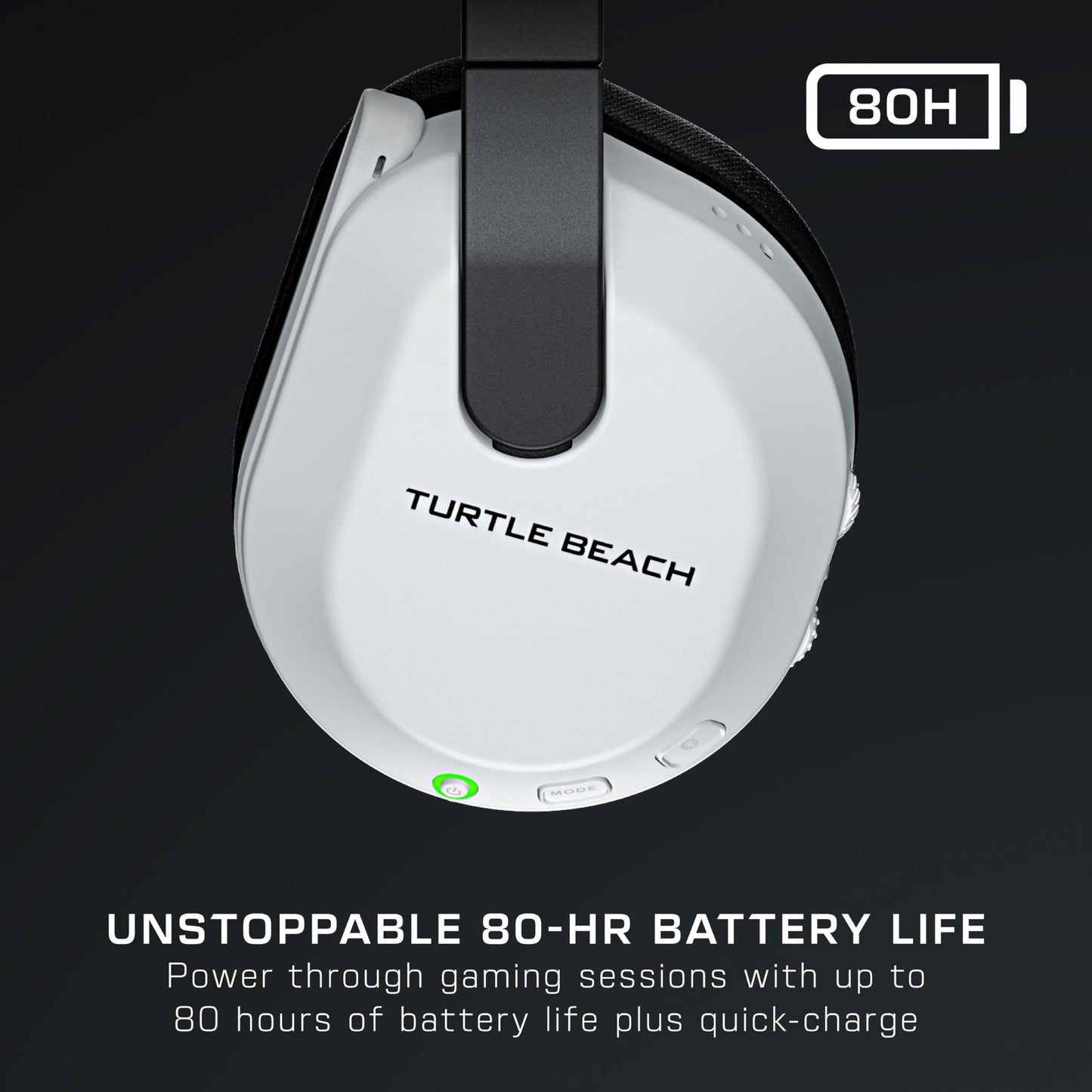 Turtle Beach Stealth 600 Wireless Multiplatform Amplified Gaming Headset for PS5, PS4, PC, Nintendo Switch & Mobile – Bluetooth, 80-Hr Battery, Noise-Cancelling Flip-to-Mute Mic, 50mm Speakers – White 🍁 All In One Marketplace Canada