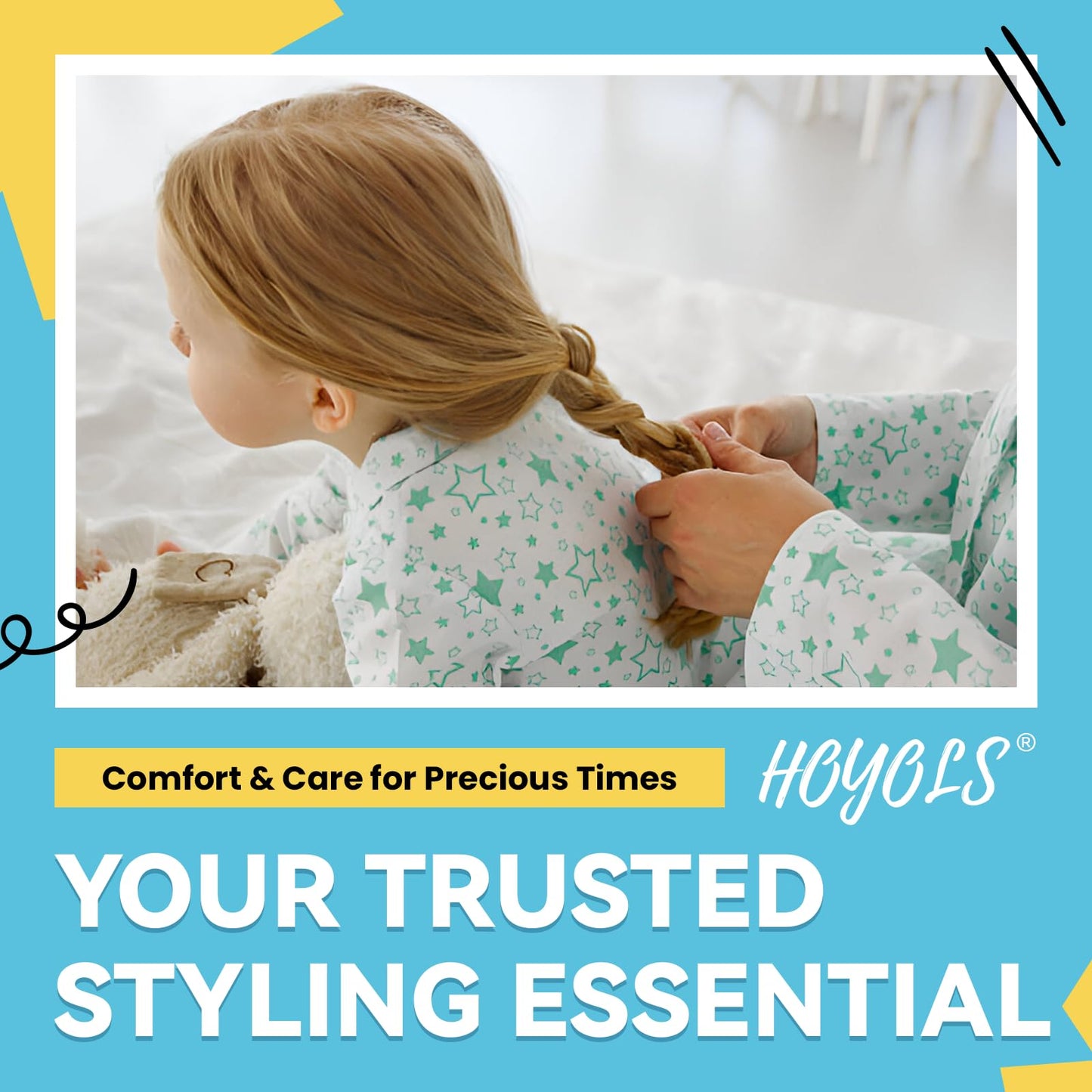 Hoyols Clear Hair Elastics 1500pcs, Strong Hold Small Mini Rubber Bands, No Damage No Crease Ponytail & Braids for Kids, Thick & Durable 🍁 All In One Marketplace Canada