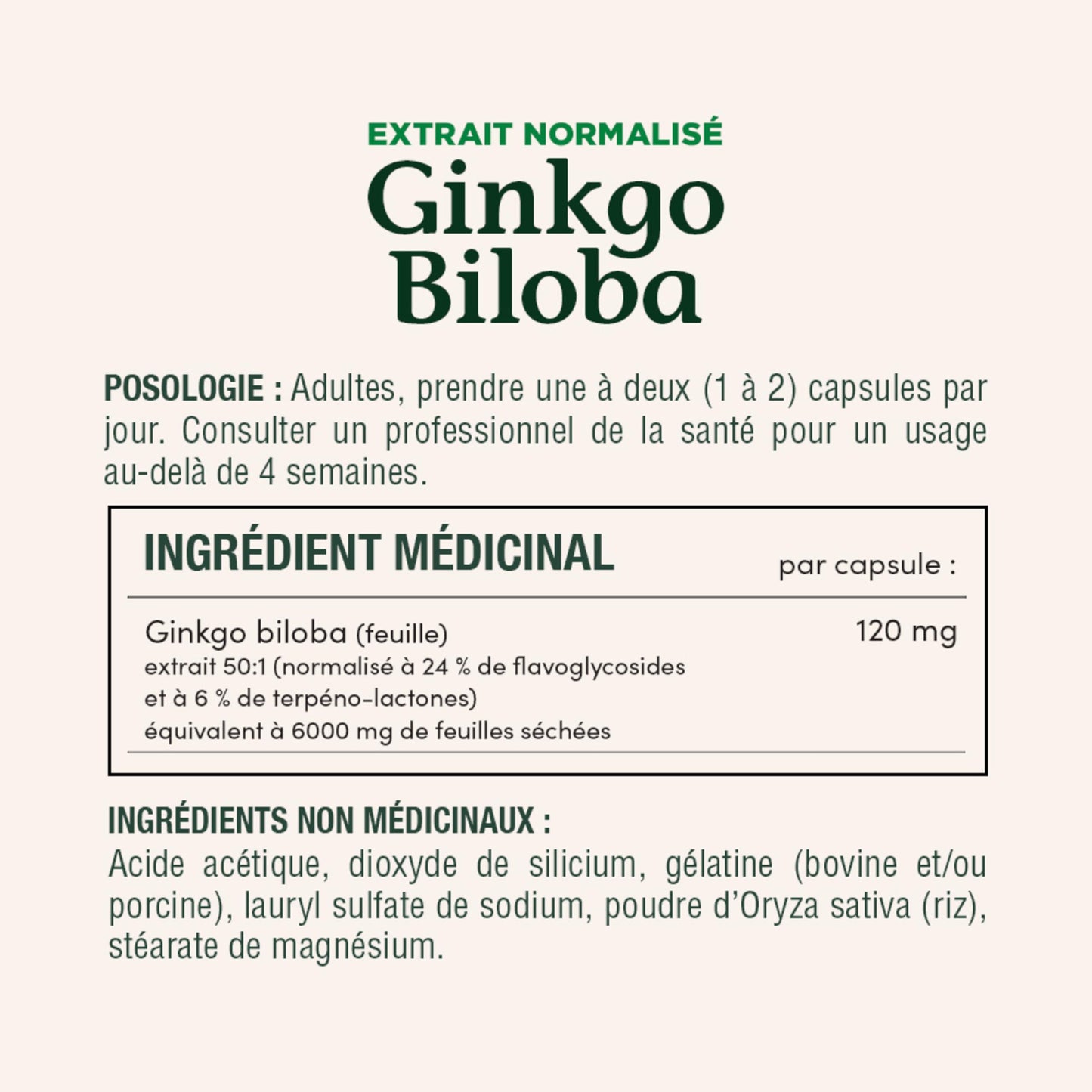 NATURE'S BOUNTY Gingko Biloba, 120 mg, Value Size, Helps to Enhance Cognitive Function, 180 Capsules, 78.5 g 🍁 All In One Marketplace Canada