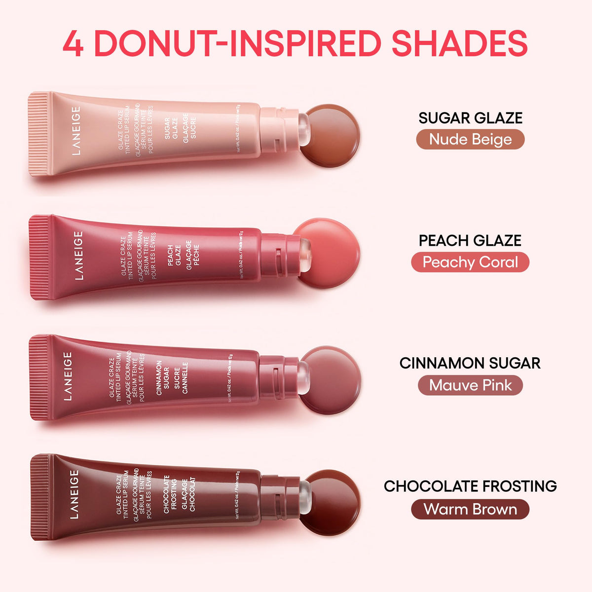 LANEIGE Glaze Craze Tinted Lip Serum, Raspberry Jam: Hydrating Lip Serum for Glossy, Nourished Lips with Plumping Polypeptides 🍁 All In One Marketplace Canada