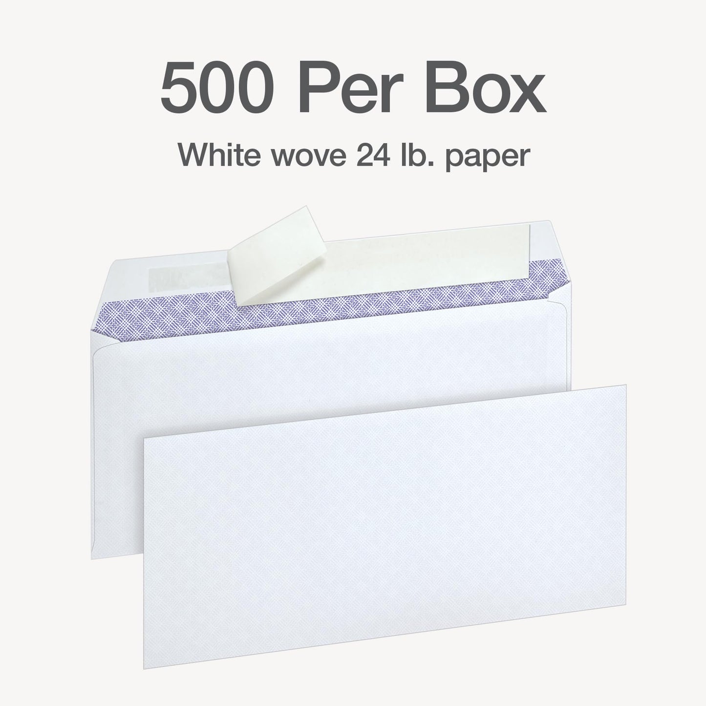 Oxford Envelopes, #10 Business Size, Security Tint, Peel & Seal Closure, 24 lb White Paper, Privacy Protection for Checks & Invoices, 500-Pack for Office or Home Mailing 🍁 All In One Marketplace Canada