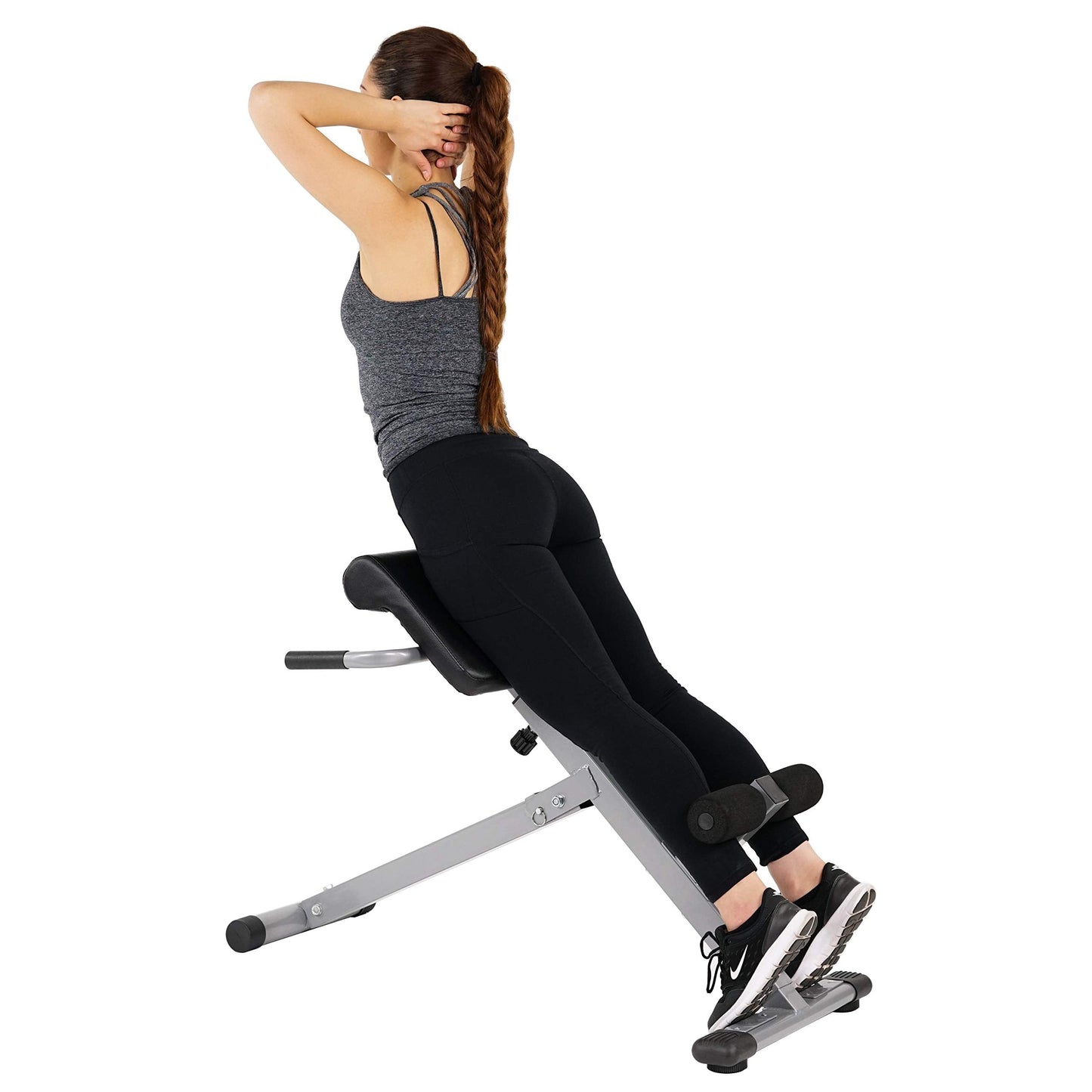Sunny Health & Fitness Foldable Roman Chair, 45-Degree Hyperextension Bench 🍁 All In One Marketplace Canada