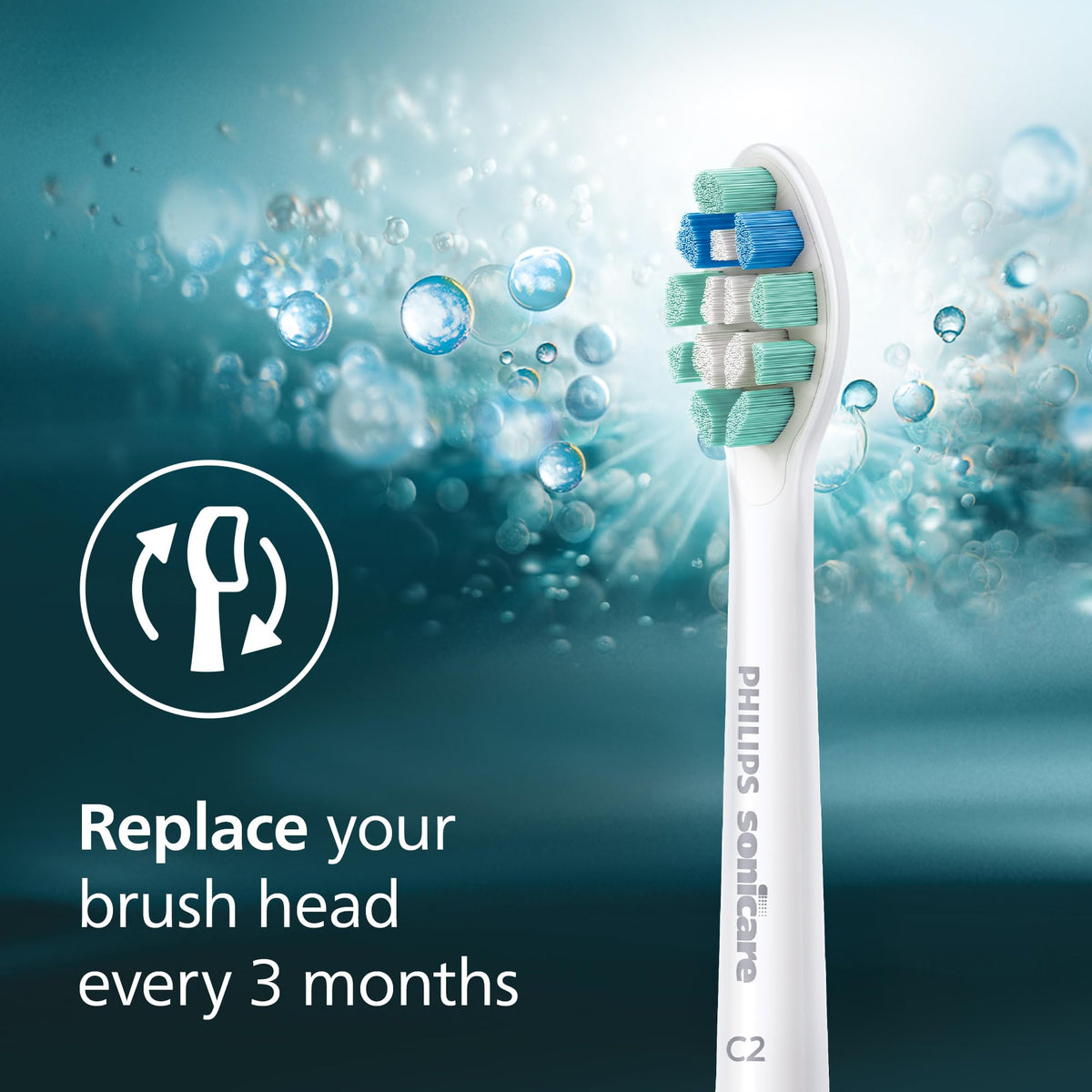 Philips Sonicare Optimal Plaque Control Replacement Brush Heads, White, 3 pack, HX9023/92 🍁 All In One Marketplace Canada