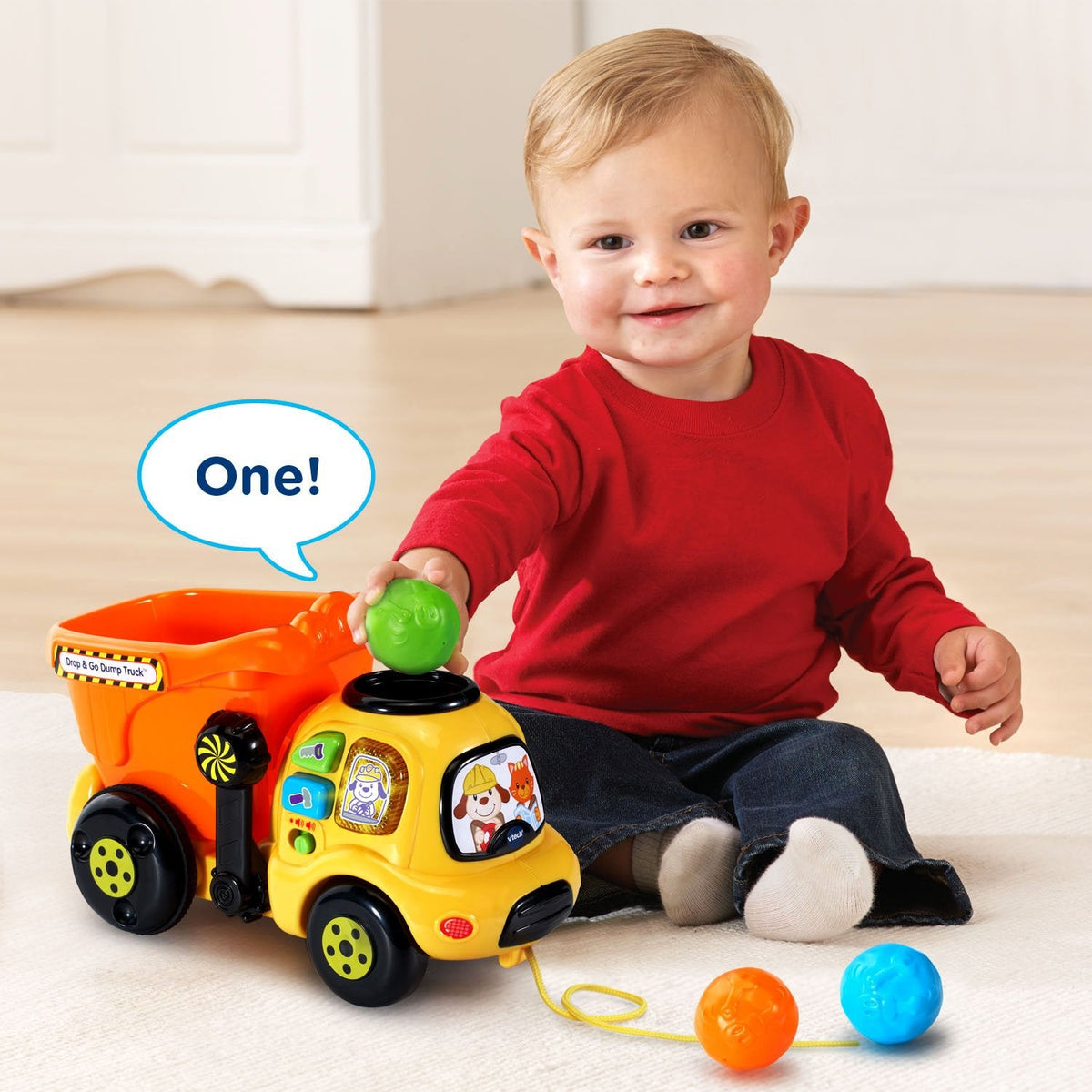 VTech Drop & Go Dump Truck - Orange 🍁 All In One Marketplace Canada