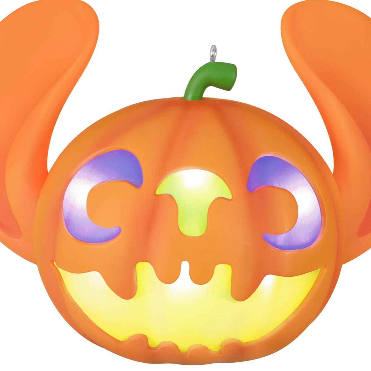 Hallmark Keepsake Halloween Ornament 2025, Disney Lilo & Stitch Spooky Stitch Jack-o'-Lantern with Light, Gifts for Disney Fans