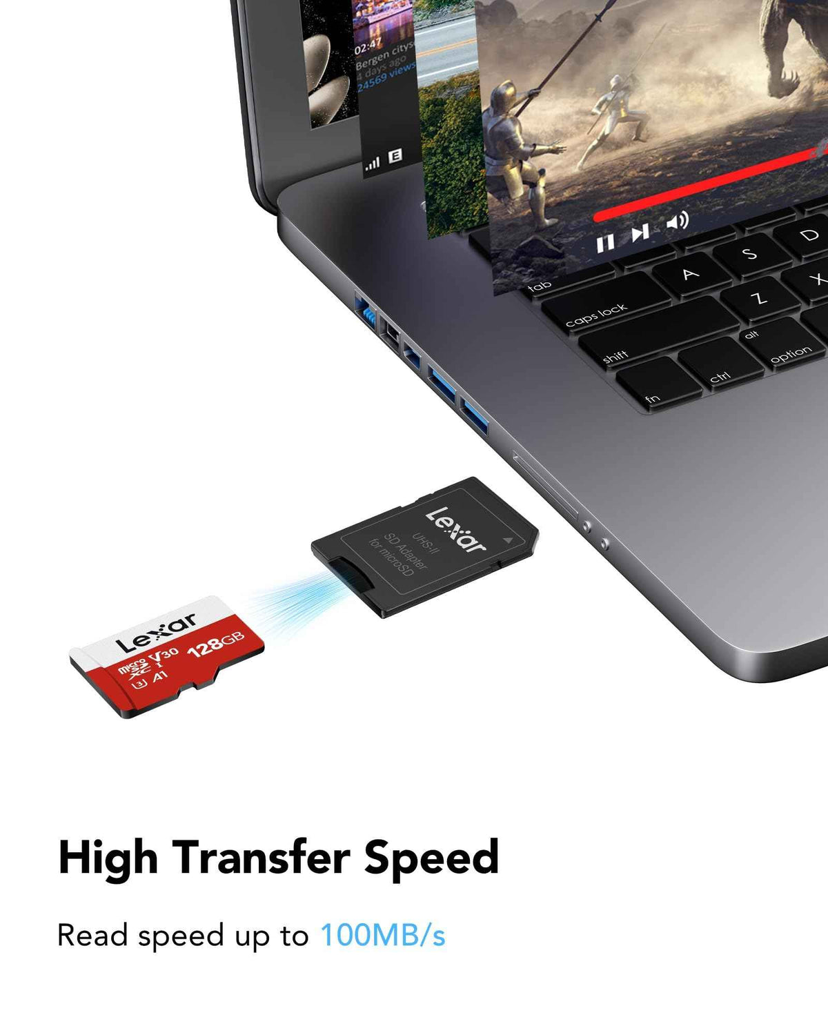Lexar E-Series 128GB Micro SD Card 2 Pack, microSDXC UHS-I Flash Memory Card with Adapter, 100MB/s, C10, U3, A1, V30, Full HD, 4K UHD, High Speed TF Card 🍁 All In One Marketplace Canada