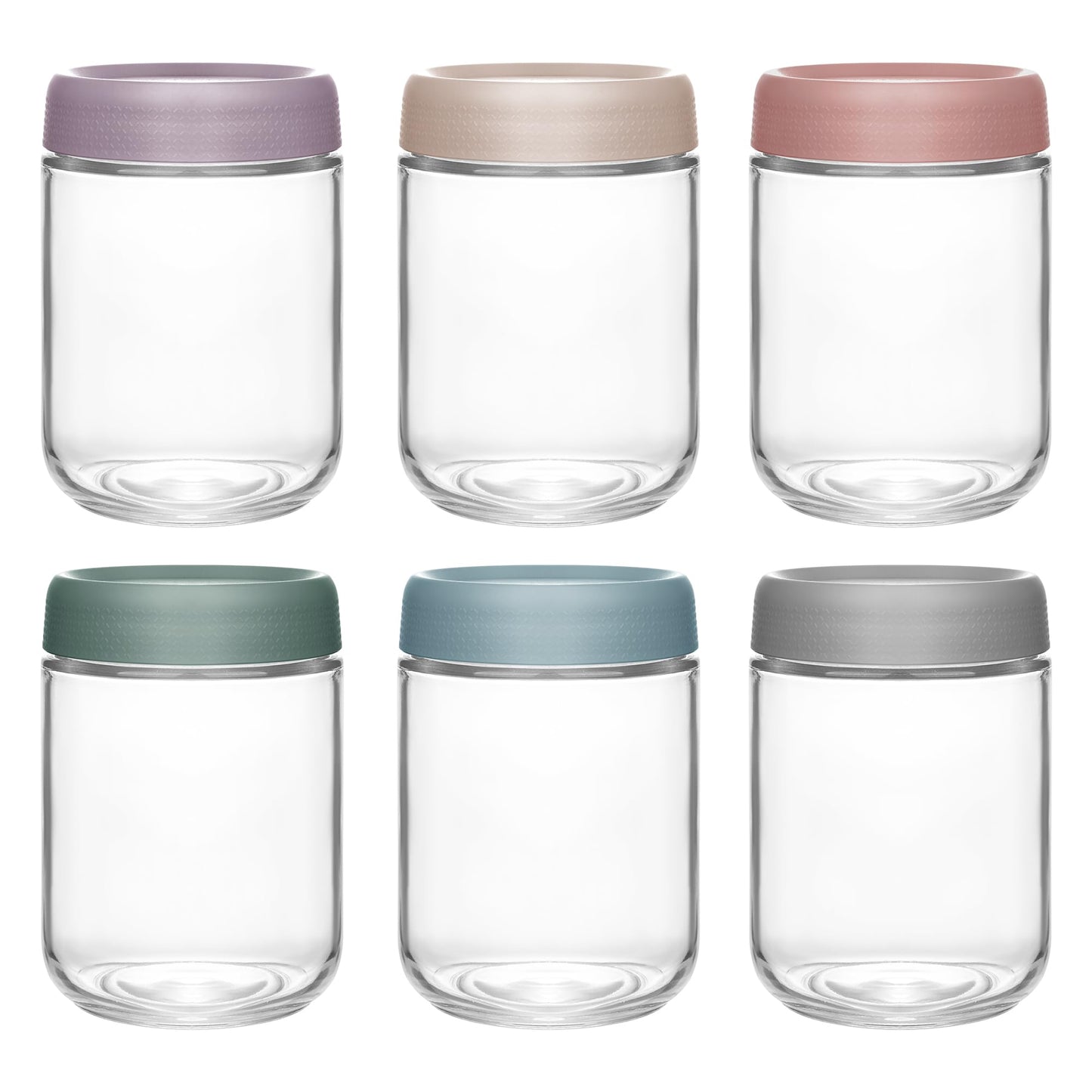 Xileanalee Overnight Oats Containers with Lids 6 Pack-16 Oz Mason Jar with Lids-Overnight Oats Jars Glass Food Storage Containers for Chia Seed Pudding Salad Cereal Coffee Spices 🍁 All In One Marketplace Canada