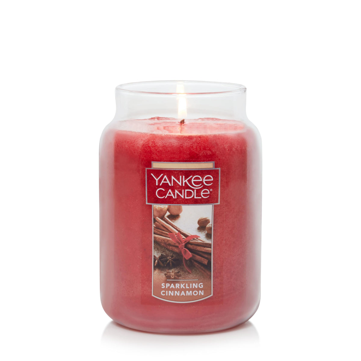 Yankee Candle Scented Candle, Sparkling Cinnamon, Original Large Jar Candle, 110-150 Hours of Burn Time, 22 oz. 🍁 All In One Marketplace Canada