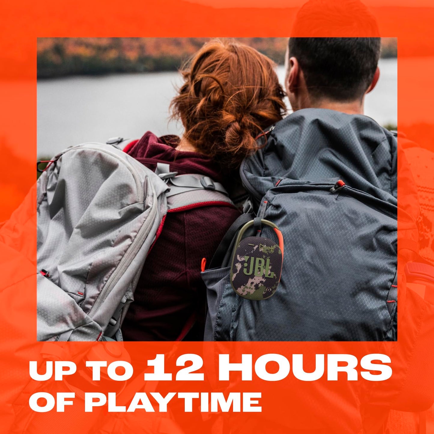 JBL Clip 5 - Ultra-Portable, Waterproof and Dustproof Bluetooth Speaker, Integrated Carabiner, Up to 12 Hours of Play, Made in Part with Recycled Materials (Squad) 🍁 All In One Marketplace Canada
