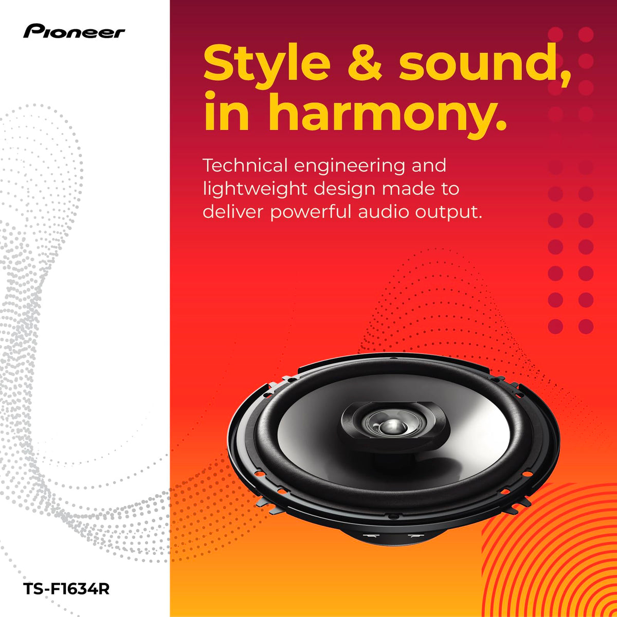 Pioneer TS-F1634R 6.5" 200W 2-Way Speakers 🍁 All In One Marketplace Canada