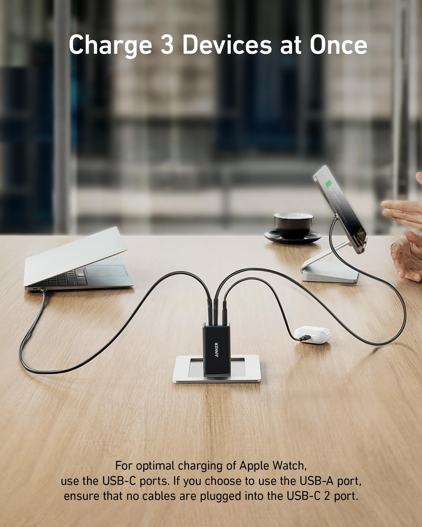 Anker USB C Charger Block(Nano II 65W), iPhone Charger 3-Port Fast Foldable, Wall Charger for iPhone 17/16/16 Pro, MacBook Pro/Air, iPad Pro, Galaxy S20, Dell XPS 13, Note 20/10+, Steam Deck, and More 🍁 All In One Marketplace Canada