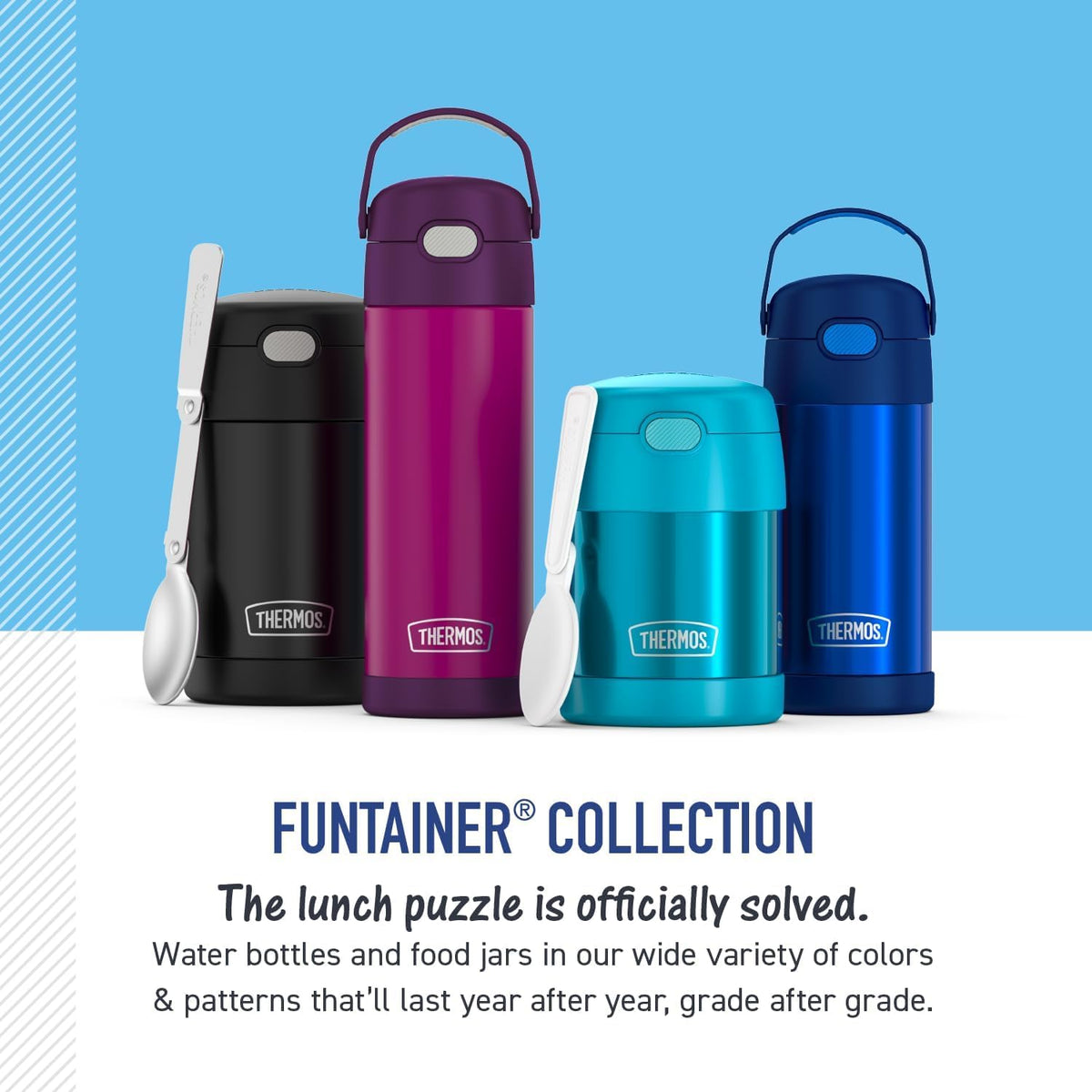 THERMOS FUNTAINER Water Bottle with Straw, 14oz, Space Frog 🍁 All In One Marketplace Canada