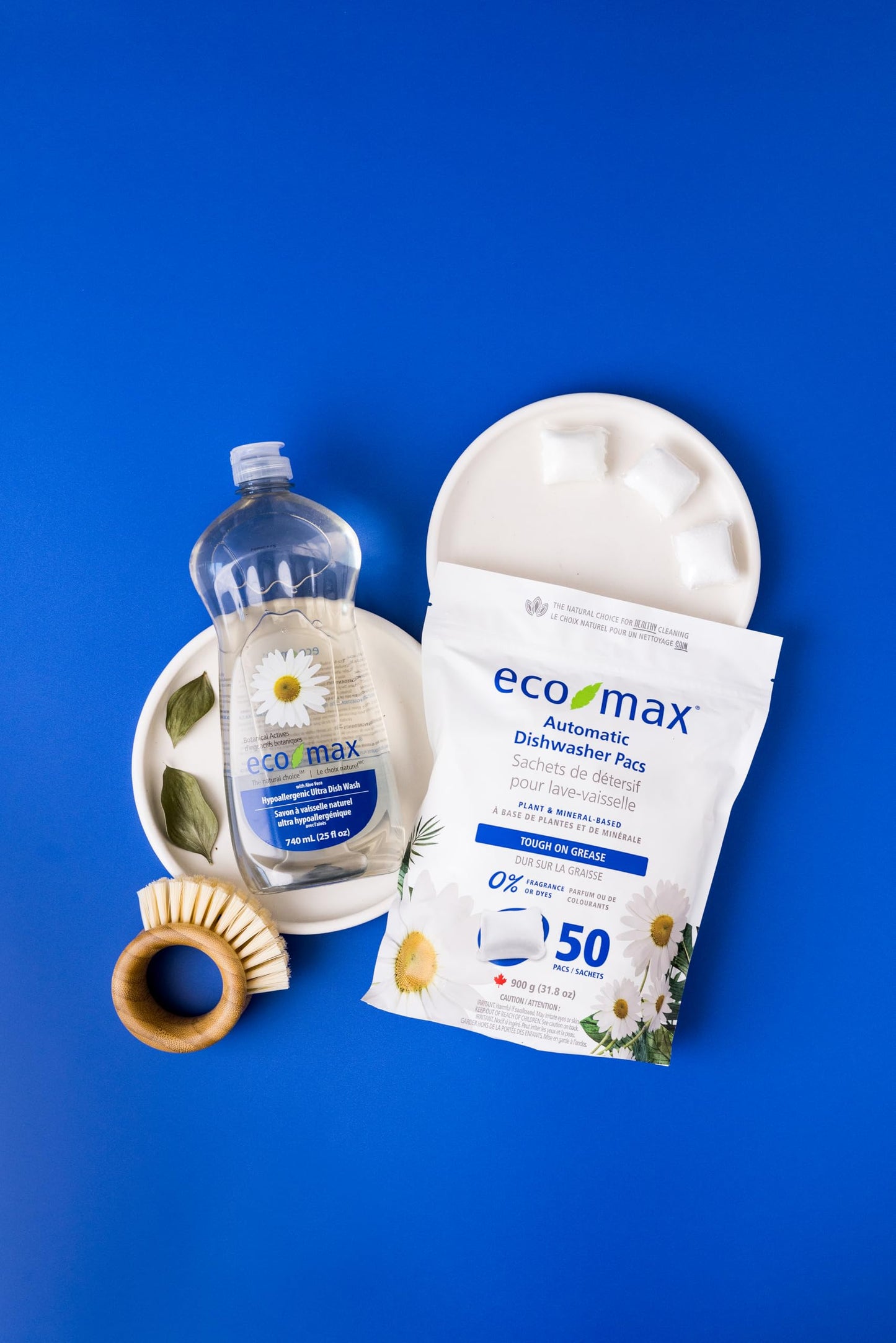 Eco-Max Hypoallergenic Automatic Dishwasher Pacs, 50 count, Fragrance-Free 🍁 All In One Marketplace Canada