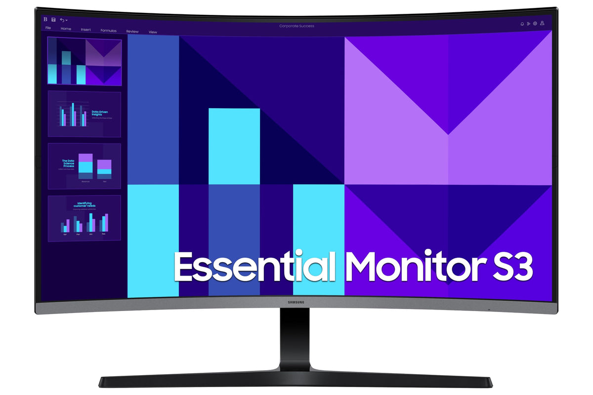 Samsung 32-inch FHD Black Curved Screen Monitor with 100 Hz Refresh Rate, Game Mode, Eye Saver Mode, Multiple connectivity - (LS32D390GANXZA) [Canada Version] 🍁 All In One Marketplace Canada