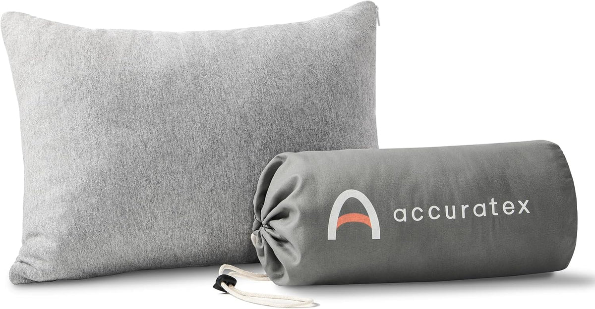 ACCURATEX Camping Pillow, 100% Cotton Cover Compressible Travel Pillow 🍁 All In One Marketplace Canada