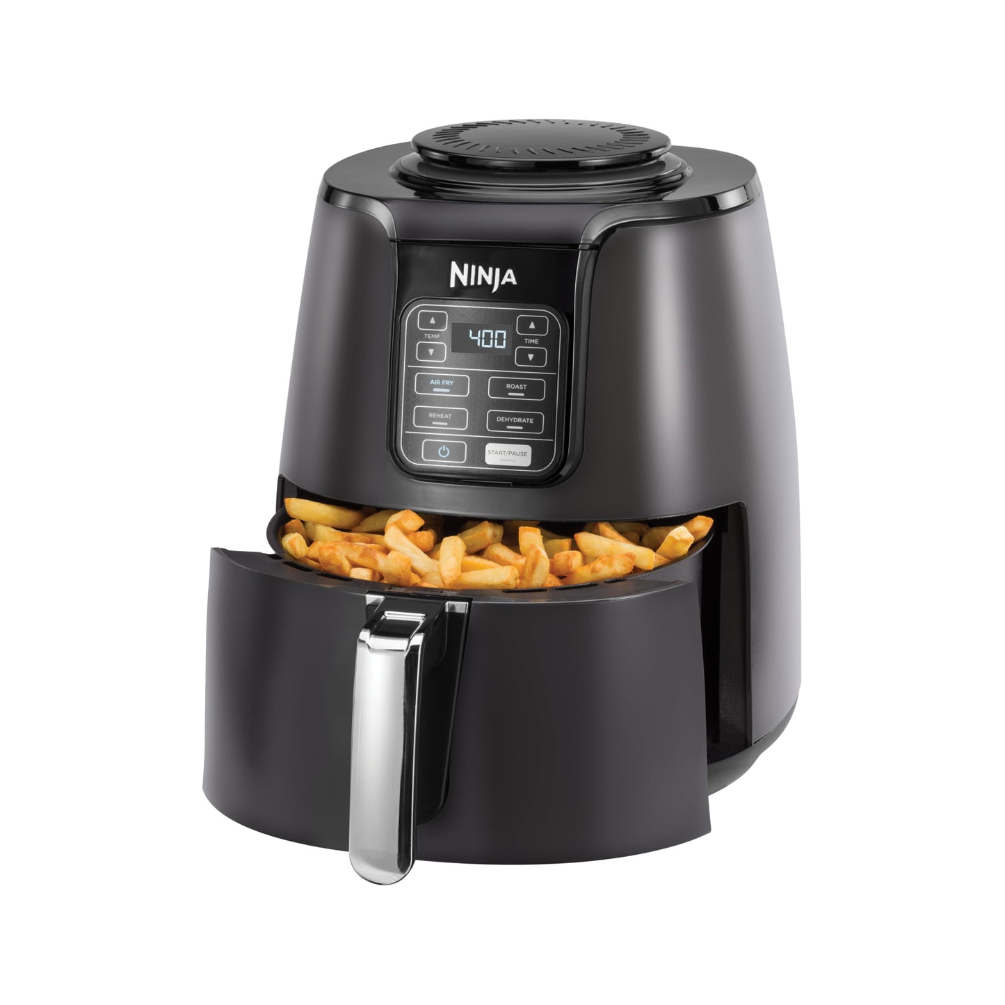 NINJA AF101C, Air Fryer, 3.8L Less Oil Electric Air Frying, Equipped with Crisper Plate + Multi-Layer Rack + Non Stick Basket, Programmable Control Panel, Black, 1550W, (Canadian Version) 🍁 All In One Marketplace Canada