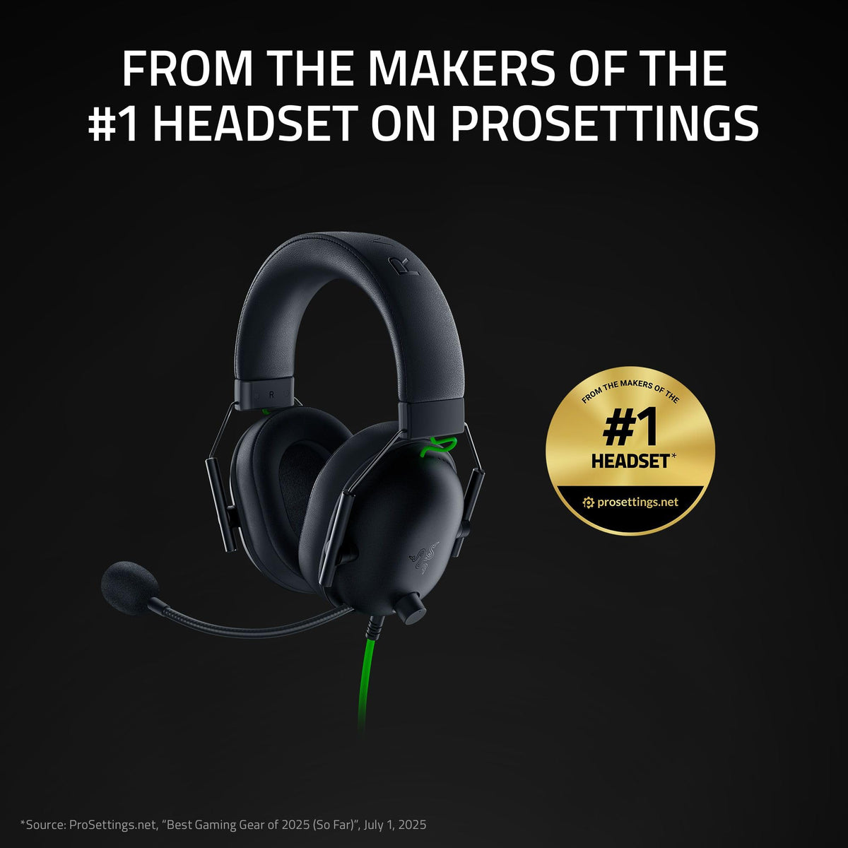 Razer BlackShark V2 X Gaming Headset: 50mm Drivers - Cardioid Mic - Memory Foam Cushion - Lightweight- Comfortable, Noise Isolating Earcups - for PC, PS4, PS5, Switch - 3.5mm Audio Jack - Black 🍁 All In One Marketplace Canada