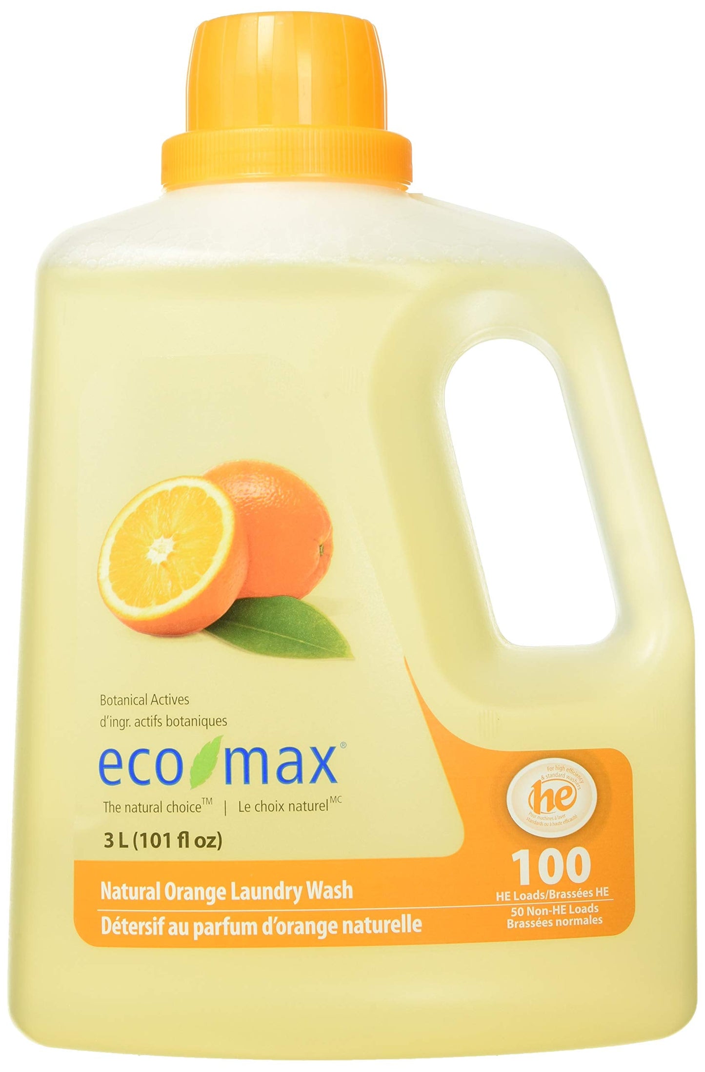 Eco Max Laundry Products-Orange Laundry Wash , 3 l (Pack of 1) 🍁 All In One Marketplace Canada
