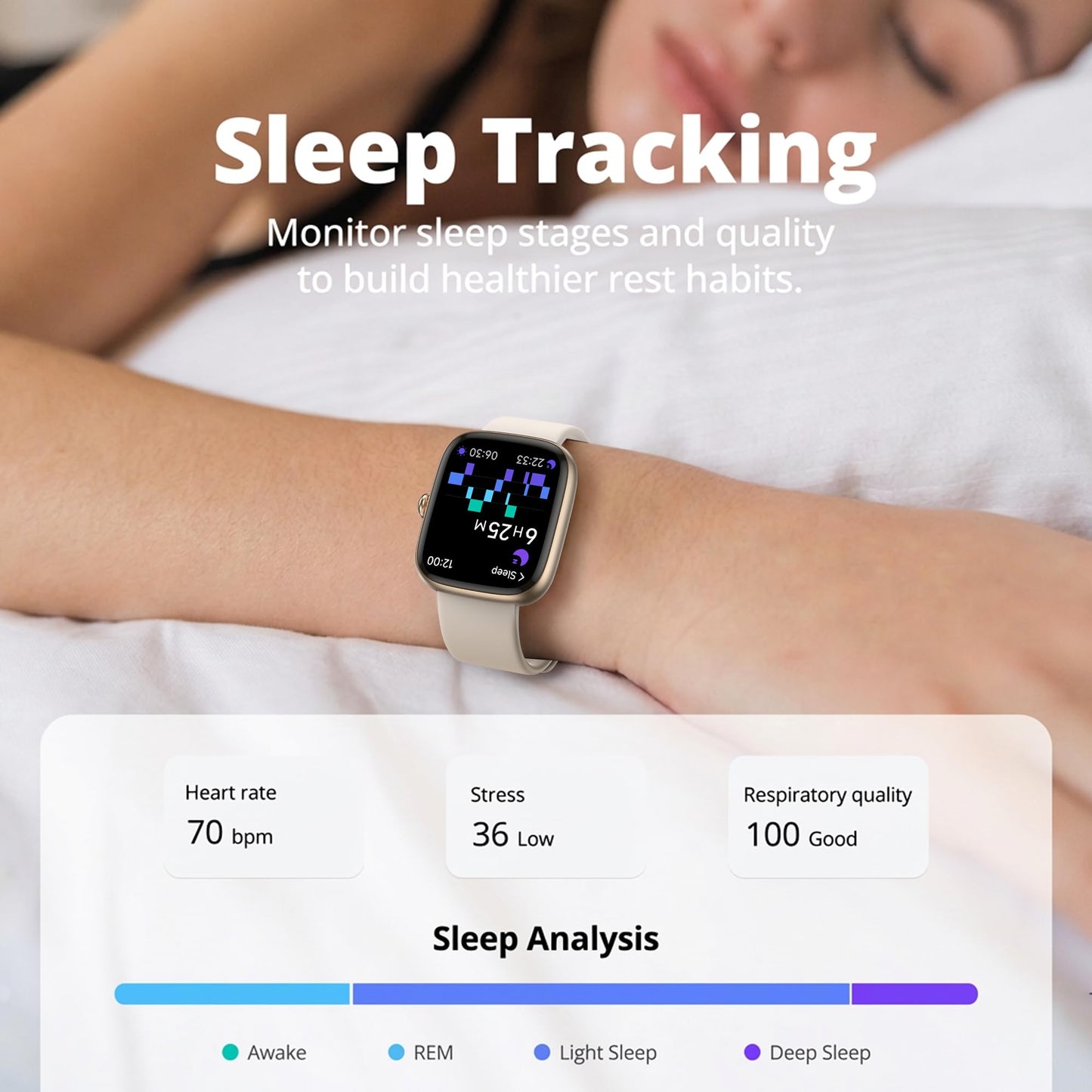 Fixwink Smart Watch for Women Ladies (Answer/Make Call), 1.83" HD Fitness Tracker with Heart Rate/SpO2/Sleep Monitor, Pedometer, 120+ Sport Modes, IP67 Waterproof, 7-Day Battery, for iOS Android 🍁 All In One Marketplace Canada