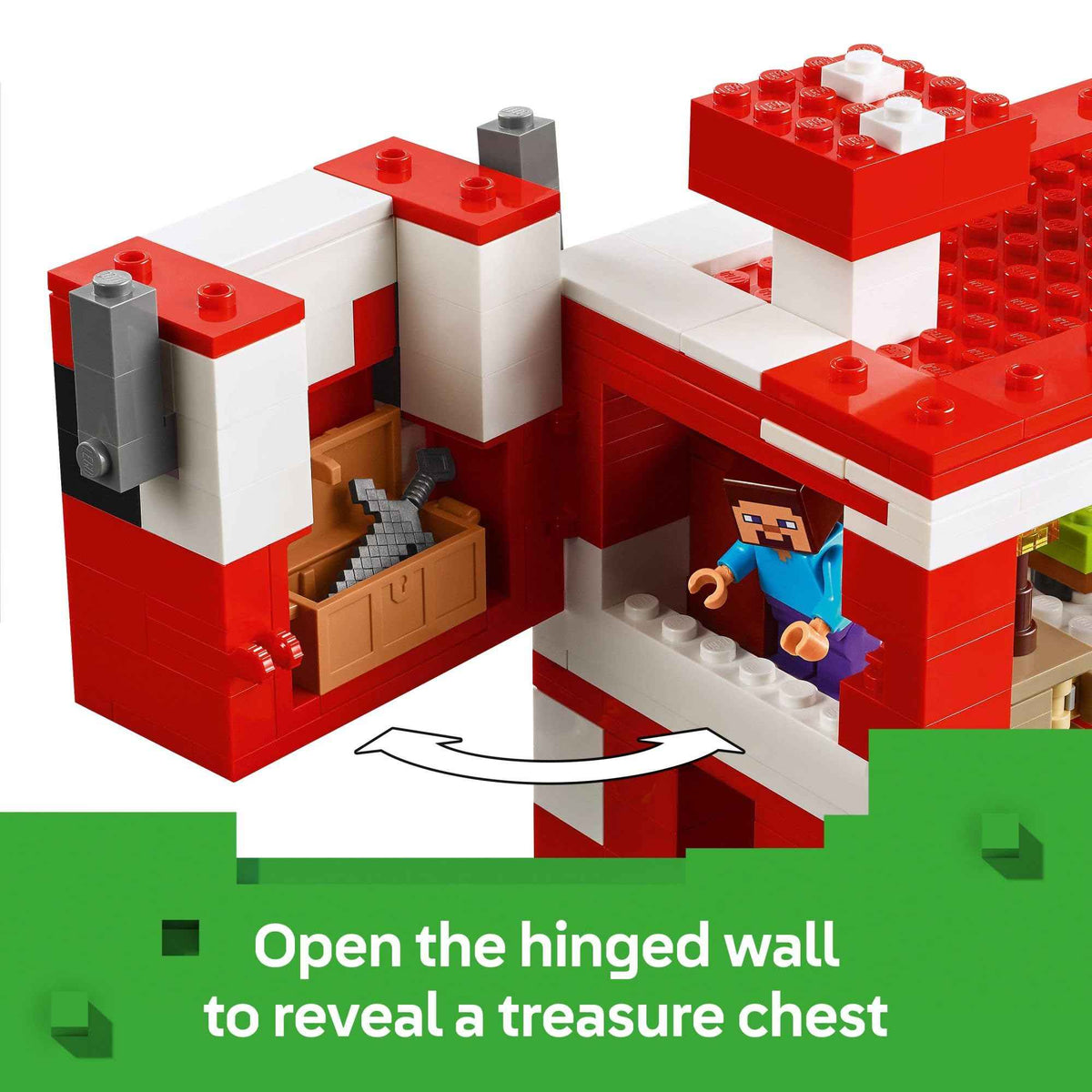 LEGO Minecraft The Mooshroom House Toy Figures and Playset - Building Minecraft Toy for Kids, Boys and Girls, Ages 8+ - with Steve and Other Figures for Pretend Play - Gift Idea for Birthdays - 21270 🍁 All In One Marketplace Canada
