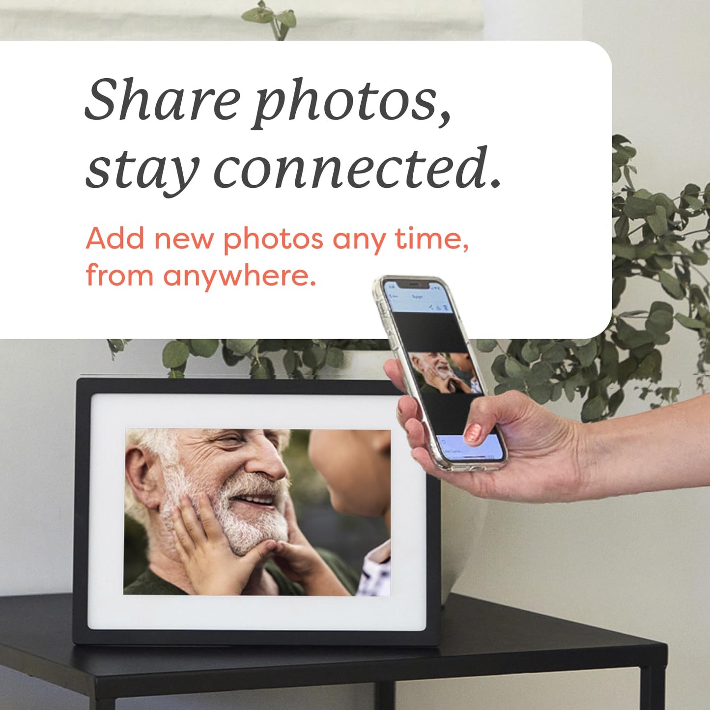 Skylight Frame – WiFi Digital Picture Frame Customer Support, Touch Screen Digital Photo Frame with Easy Setup, Photo Gifts for Parents and Grandparents - 10 Inch Black 🍁 All In One Marketplace Canada
