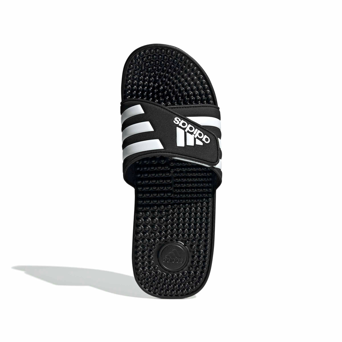 adidas Unisex-Adult Adissage, Core Black/White/Core Black, 13 🍁 All In One Marketplace Canada