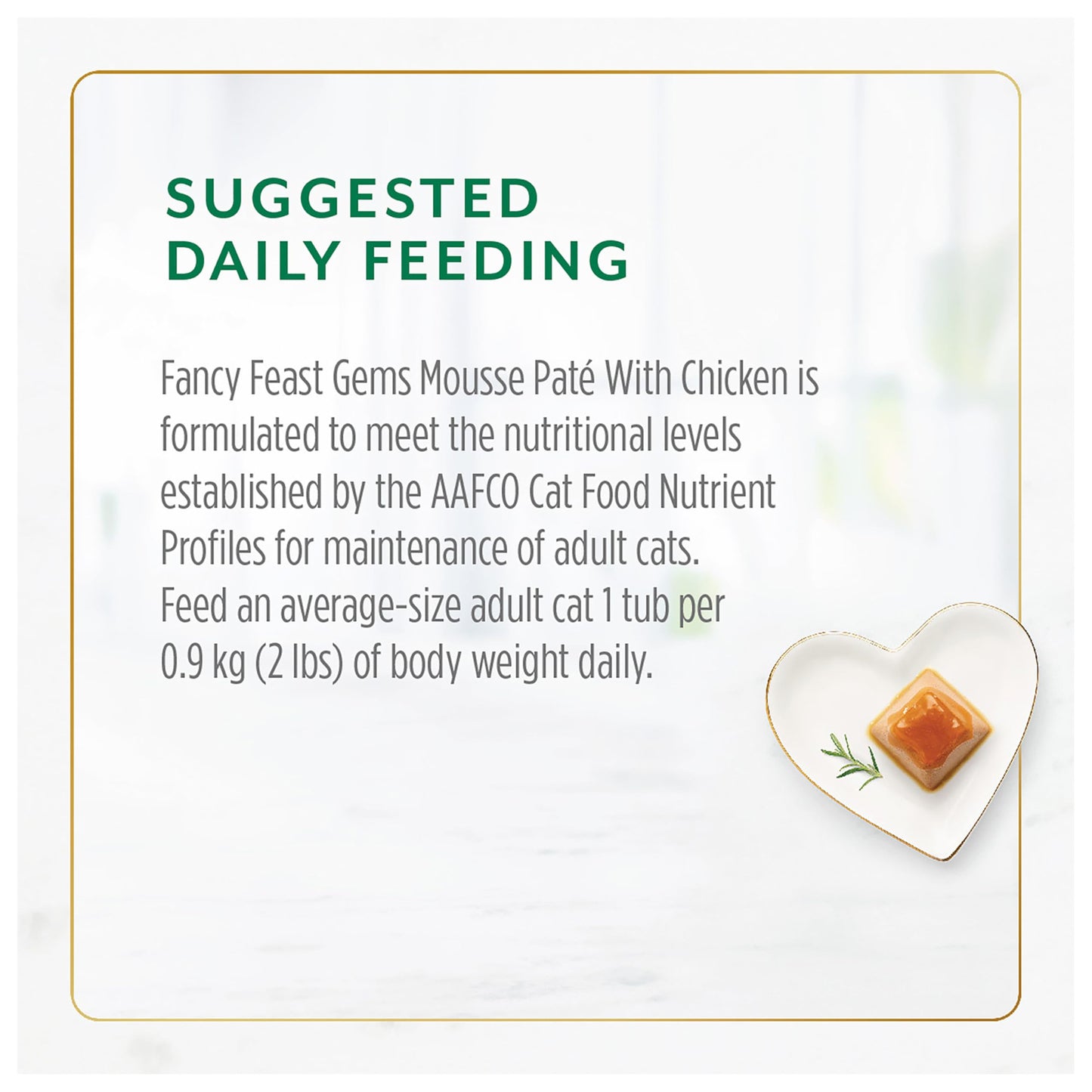 Fancy Feast Gems Wet Cat Food, Mousse Pâté with Chicken 57g (2 Pack x 8) 🍁 All In One Marketplace Canada