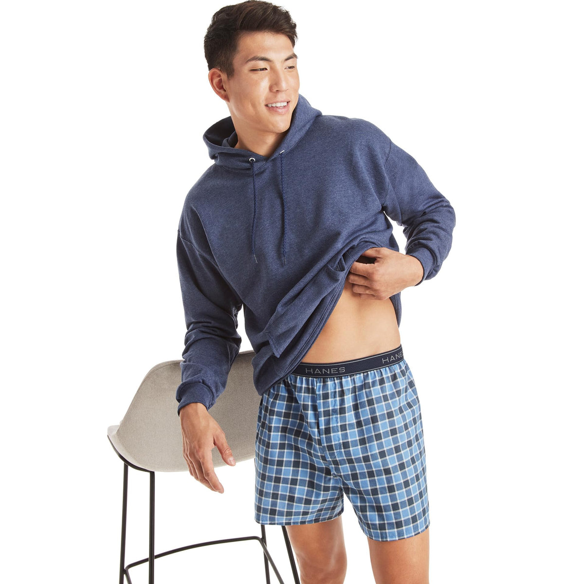 Hanes Men's 4 Pack FreshIQ Cotton Woven Boxer, Assorted, Large 🍁 All In One Marketplace Canada