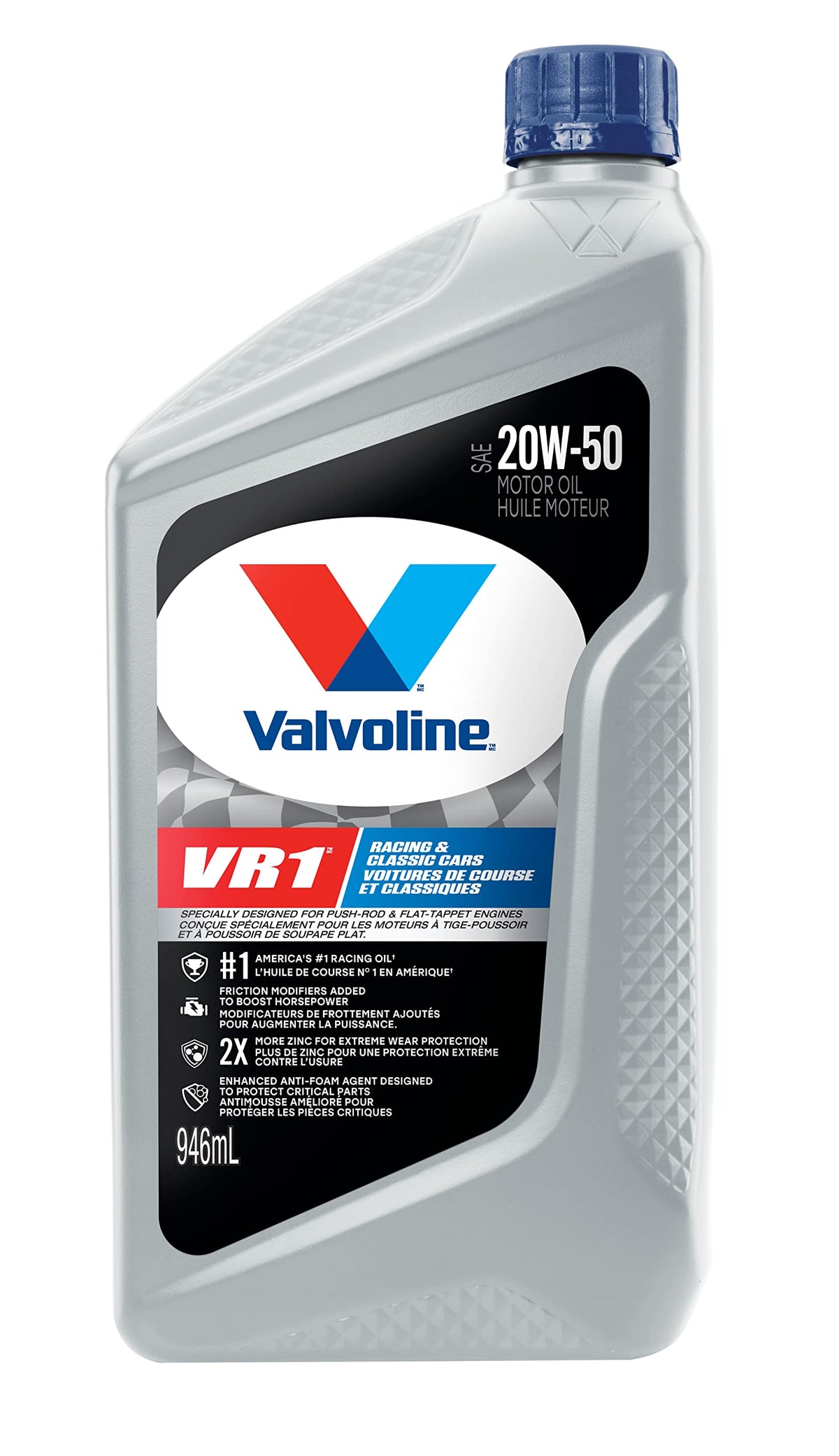 Valvoline VR1 Racing Oil 20W50, 946ml (case of 6) 🍁 All In One Marketplace Canada