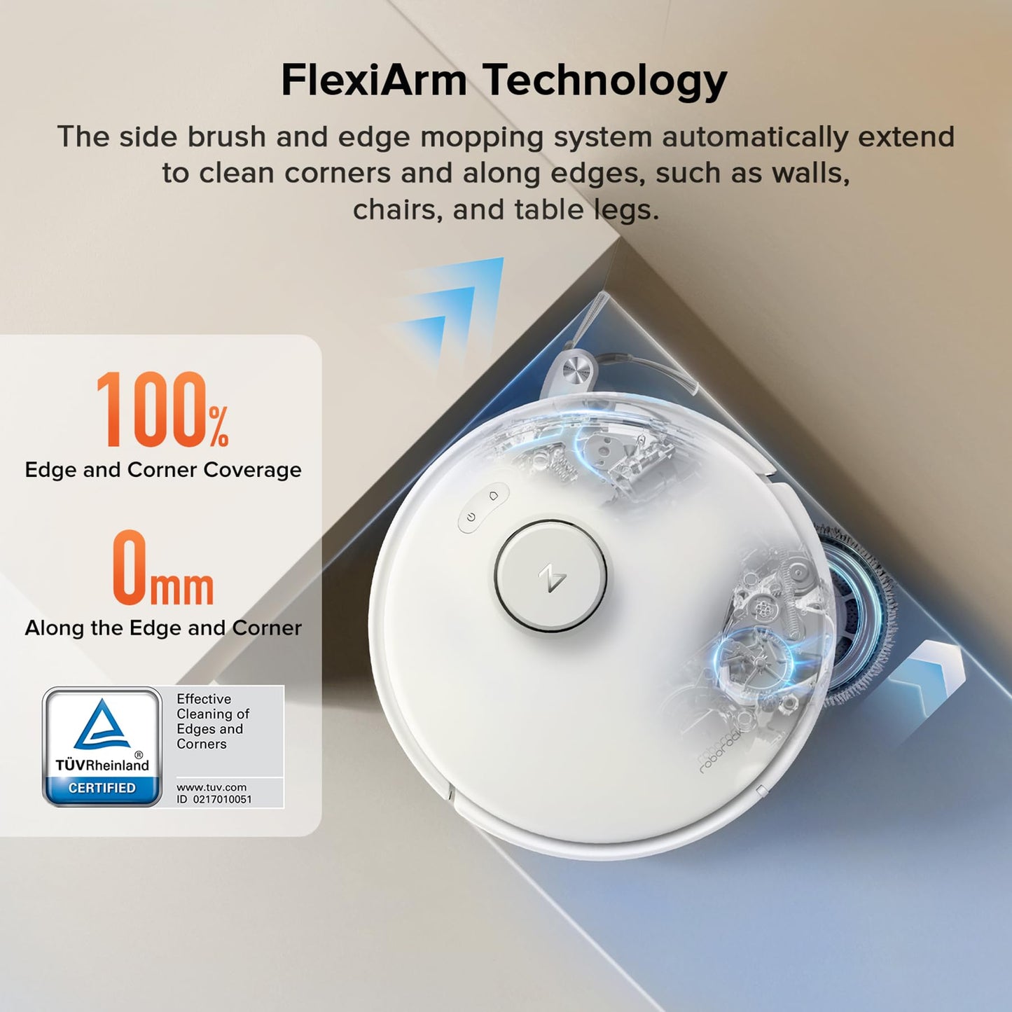 roborock Qrevo Curv S5X Robot Vacuum and Mop, 18,500Pa Suction, Zero-Tangling Design, FlexiArm Side Brush & Mop, Smart Obstacle Avoidance, Self-Washing & Drying, Self-Emptying, Perfect for Carpet 🍁 All In One Marketplace Canada