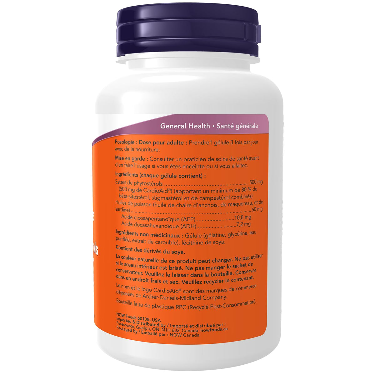 NOW Supplements, Beta-Sitosterol Plant Sterols with CardioAid-S Plant Sterol Esters and Added Fish Oil, 90 Softgels 🍁 All In One Marketplace Canada
