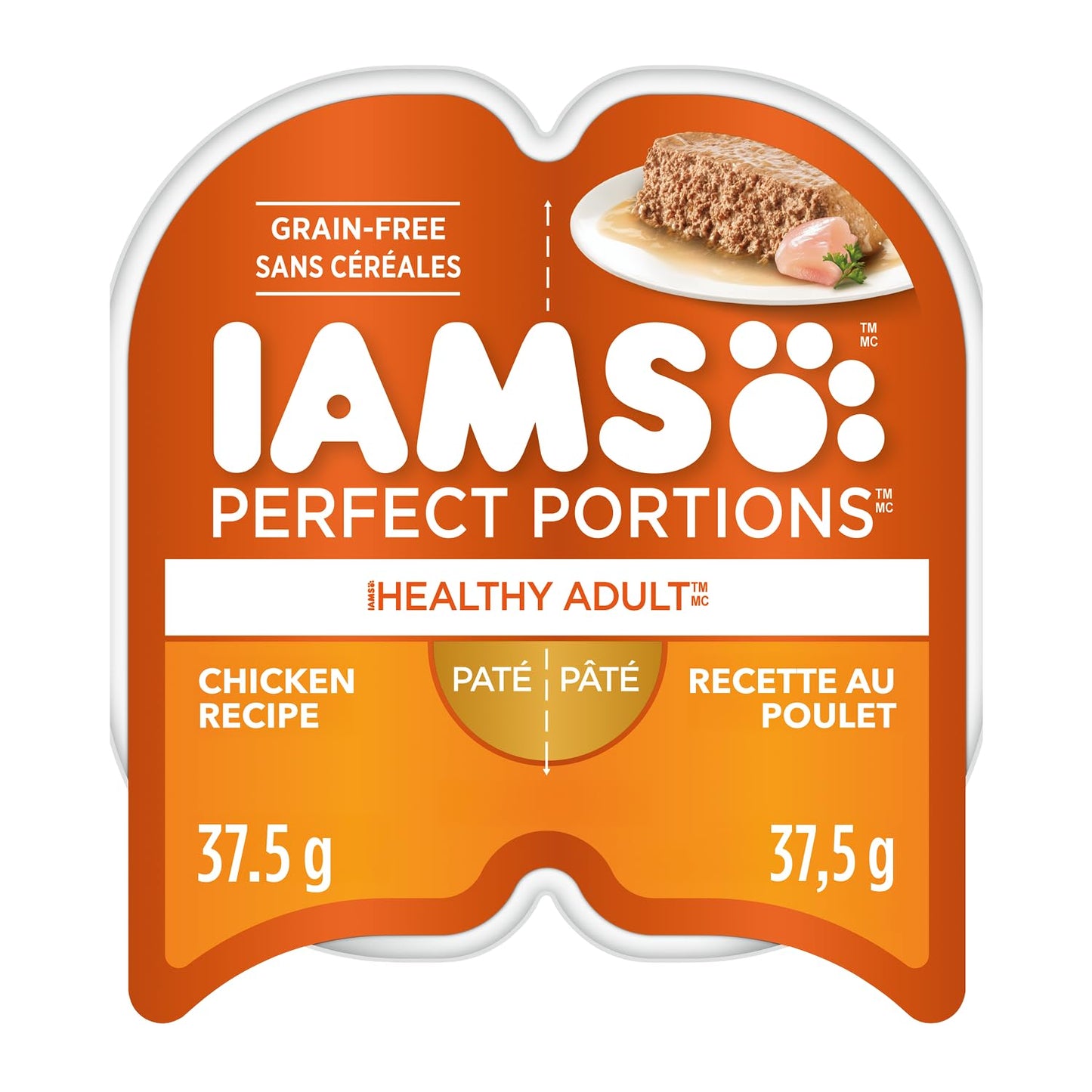 IAMS Perfect PORTIONS Adult Wet Cat Food, Chicken Flavour, 75g (24 Pack) 🍁 All In One Marketplace Canada