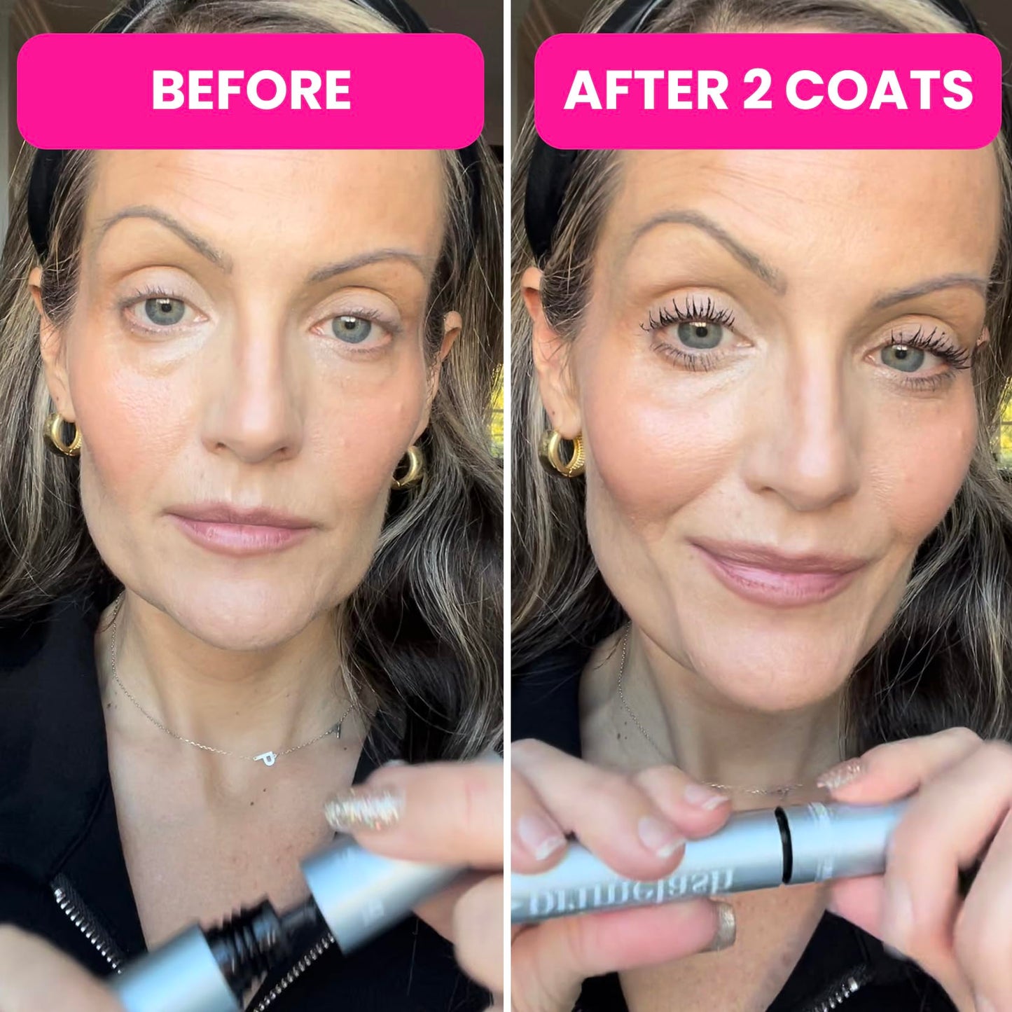 Prime Prometics PrimeLash Mascara for Women over 50 – Volumizing, Incredible Length in 2 Coats – Long-Stay, Zero Clumps, Hypoallergenic (Black) 🍁 All In One Marketplace Canada