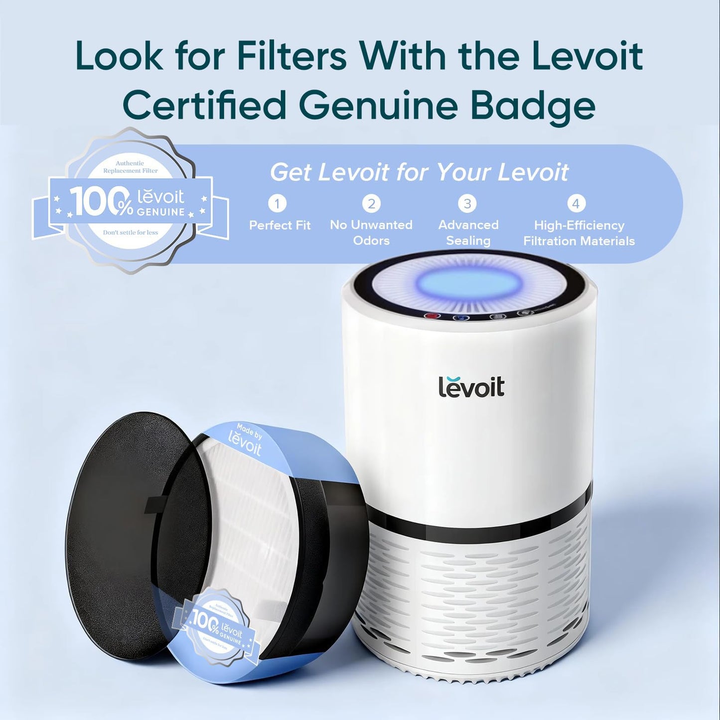 Levoit Air Purifiers for Bedroom, LV-H132 White 🍁 All In One Marketplace Canada