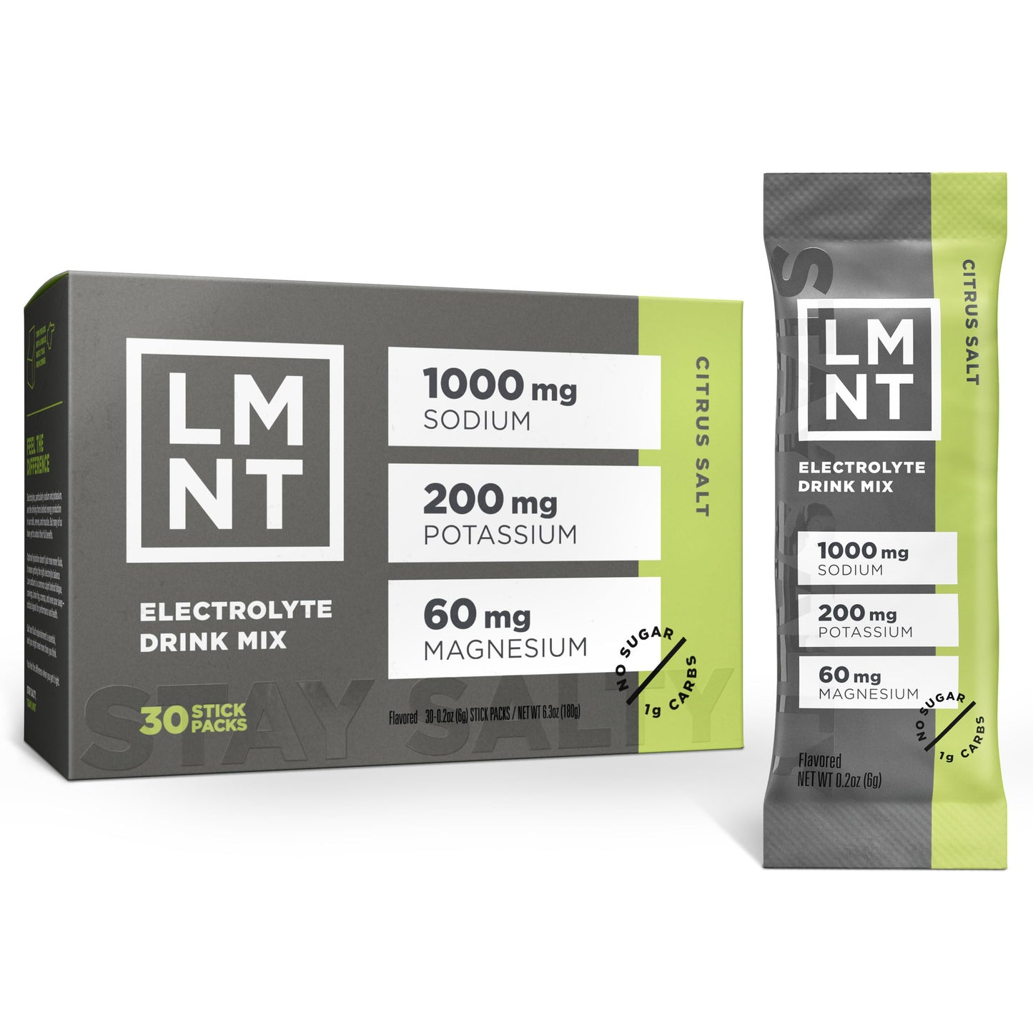 Drink LMNT Zero Sugar Electrolytes - Citrus Salt | Drink Mix | 30-Count 🍁 All In One Marketplace Canada