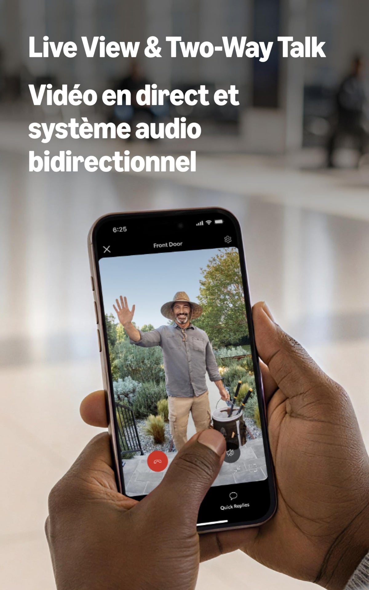 Ring Battery Doorbell (newest model), Retinal 2K with wide-angle video, up to 6x Enhanced Zoom, Two-Way Talk, and Built-In Battery, Speckled Gray 🍁 All In One Marketplace Canada