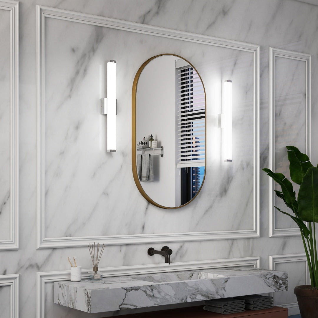 Bathroom Vanity Light Brushed Nickel - 25 Inch (United States Delivery Only)