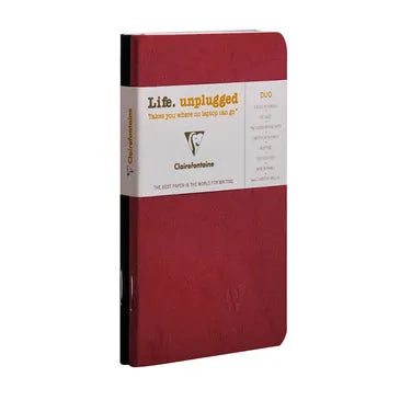 Clairefontaine - Age-Bag - Assorted Lined 3x4¾" Notebooks - 2 Pack